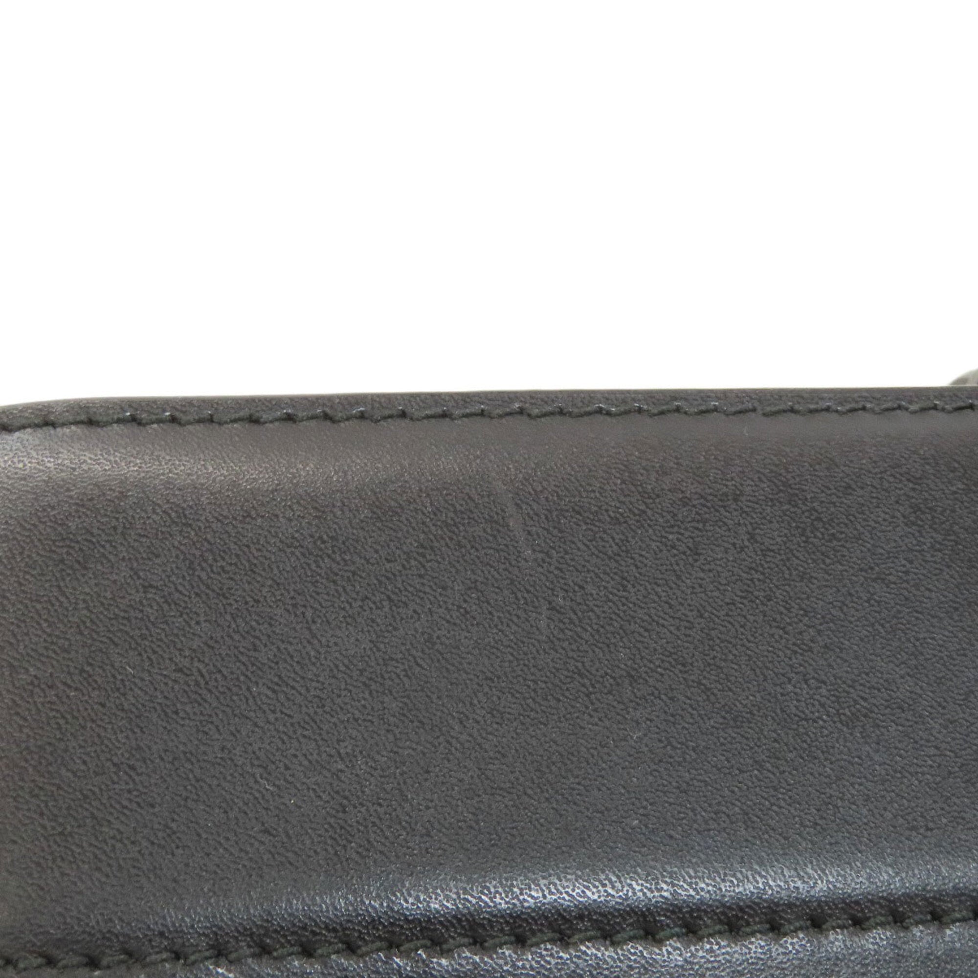 Salvatore Ferragamo Black Leather Tote Bag (Pre-Owned)