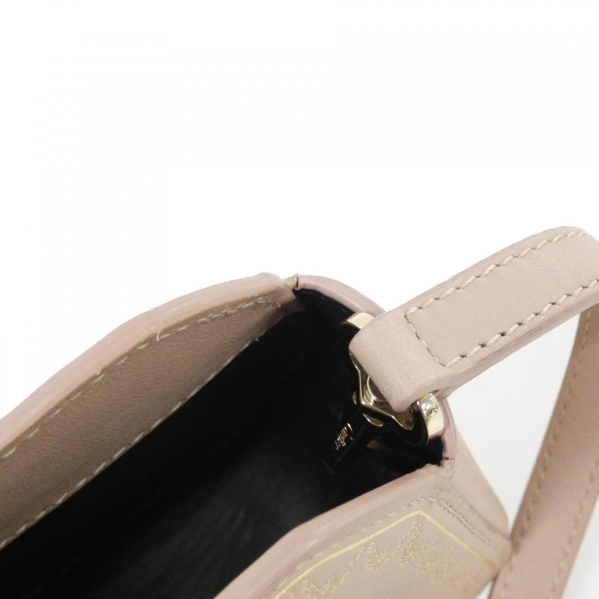 Cartier Light Pink Leather Shoulder Bag (Pre-Owned)