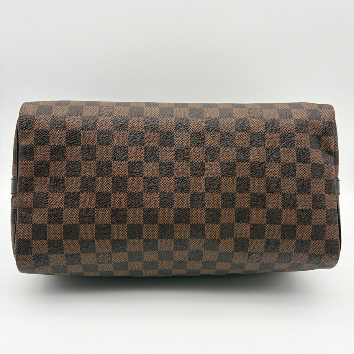Louis Vuitton Damier Ebene Damier Canvas Leather Boston Bag Shoulder Bag (Pre-Owned)