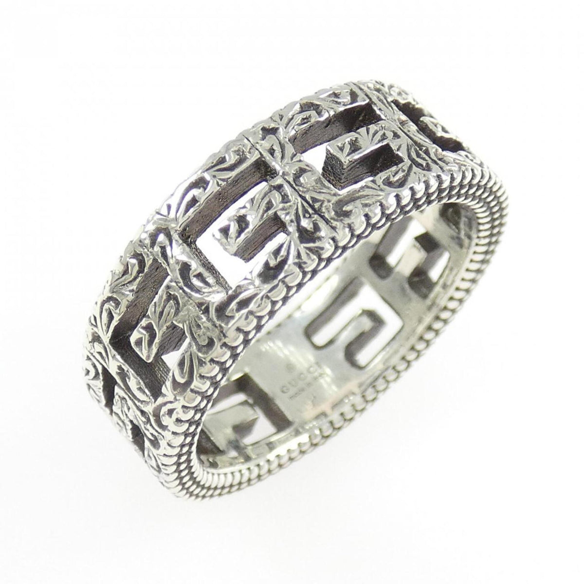 Gucci Silver 925 Band Ring (Pre-Owned)