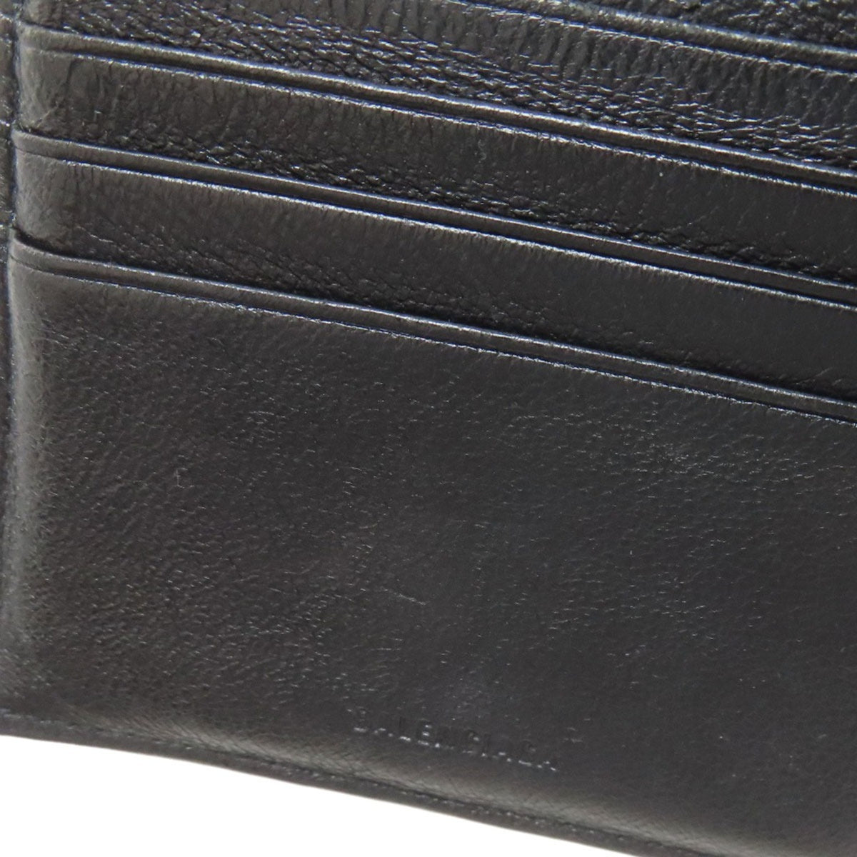 Balenciaga Black Leather Wallet (Bi-Fold) (Pre-Owned)