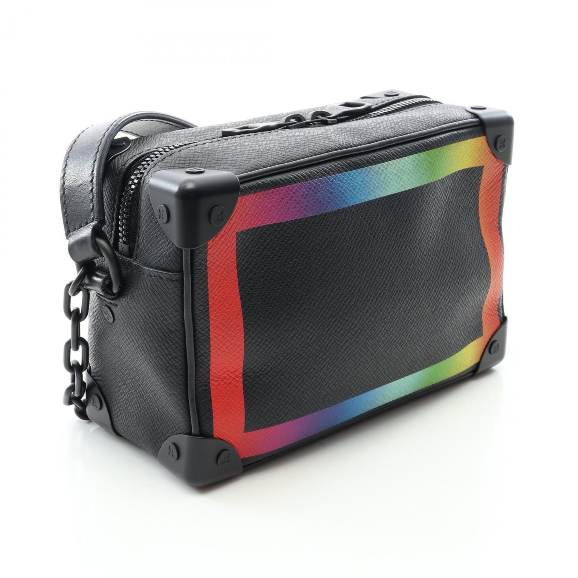 Louis Vuitton Black Multi-Color Leather Shoulder Bag (Pre-Owned)