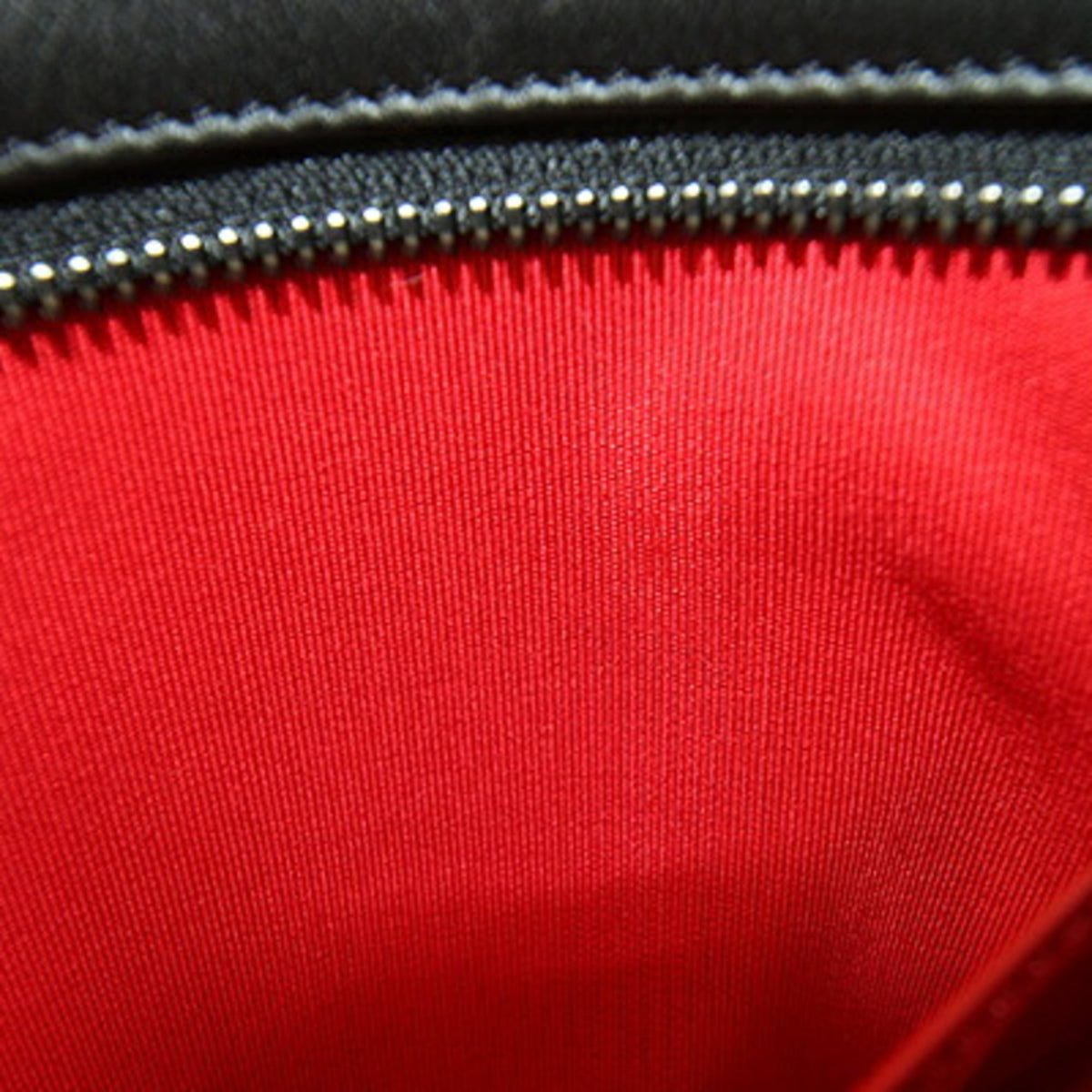 Christian Louboutin Black Leather Clutch Bag Shoulder Bag (Pre-Owned)