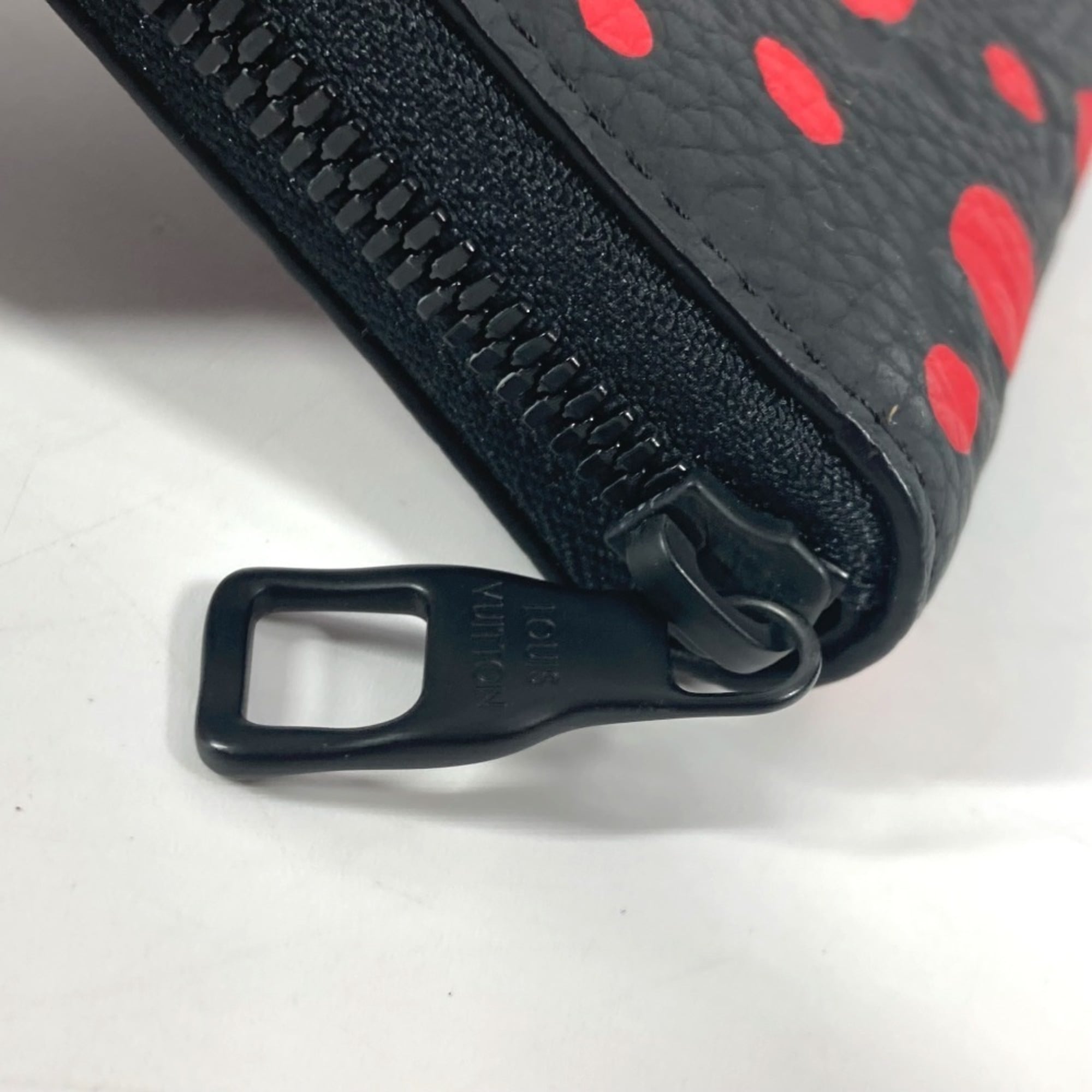 Louis Vuitton Monogram Empreinte Black Noir Red Color Monogram Empreinte Long Wallet (Bi-Fold) (Pre-Owned)