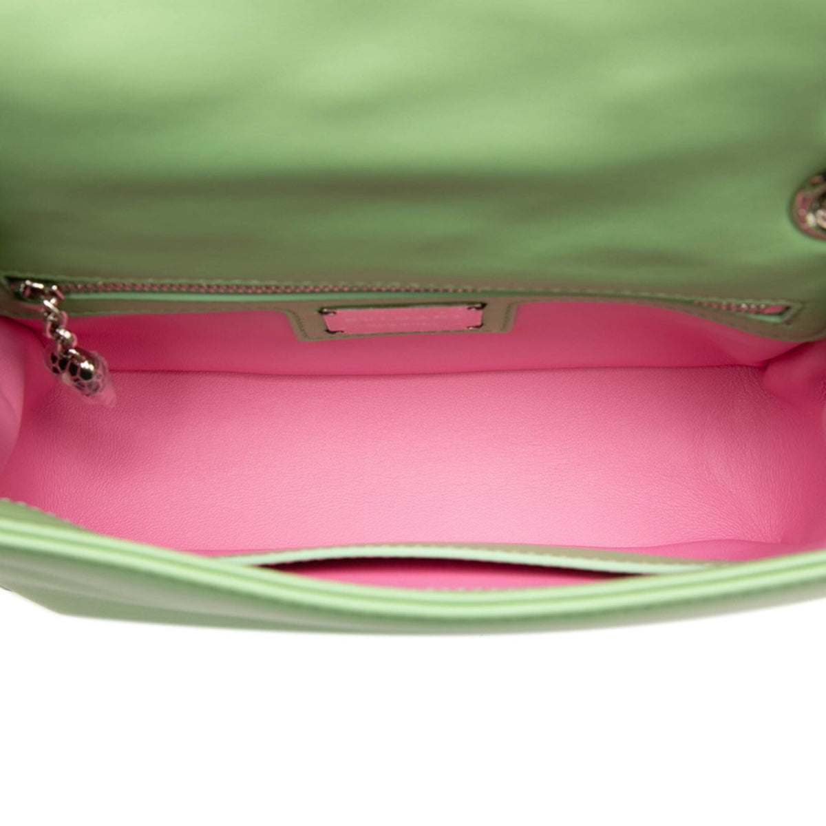 Bvlgari Green Leather Shoulder Bag (Pre-Owned)