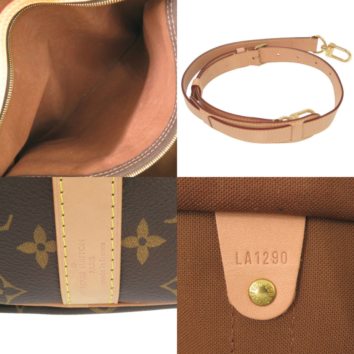Louis Vuitton Brown Monogram Monogram Boston Bag (Pre-Owned)