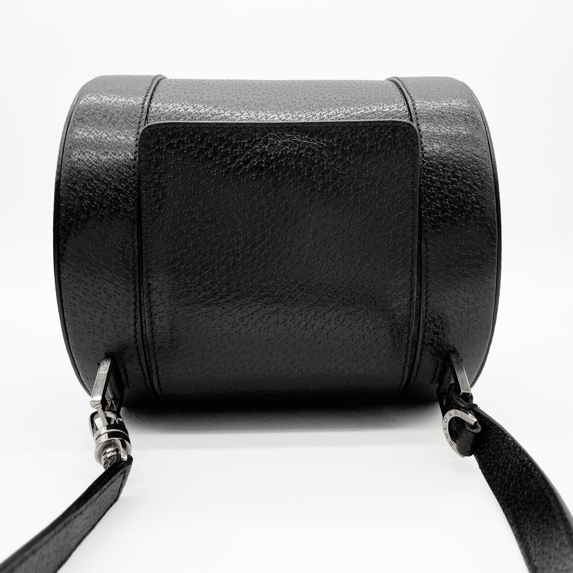 Bvlgari Black Leather Handbag (Pre-Owned)