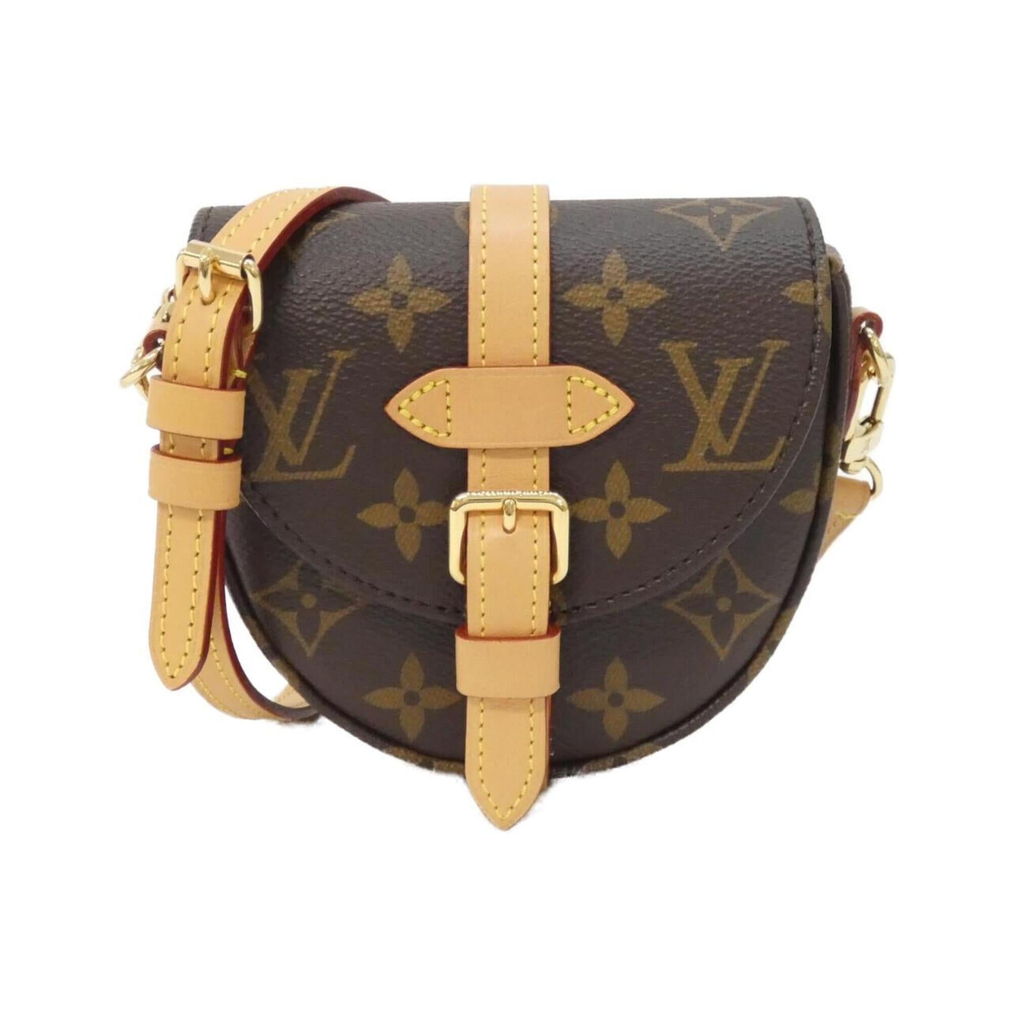 Louis Vuitton Marron Coated Canvas Shoulder Bag (Pre-Owned)
