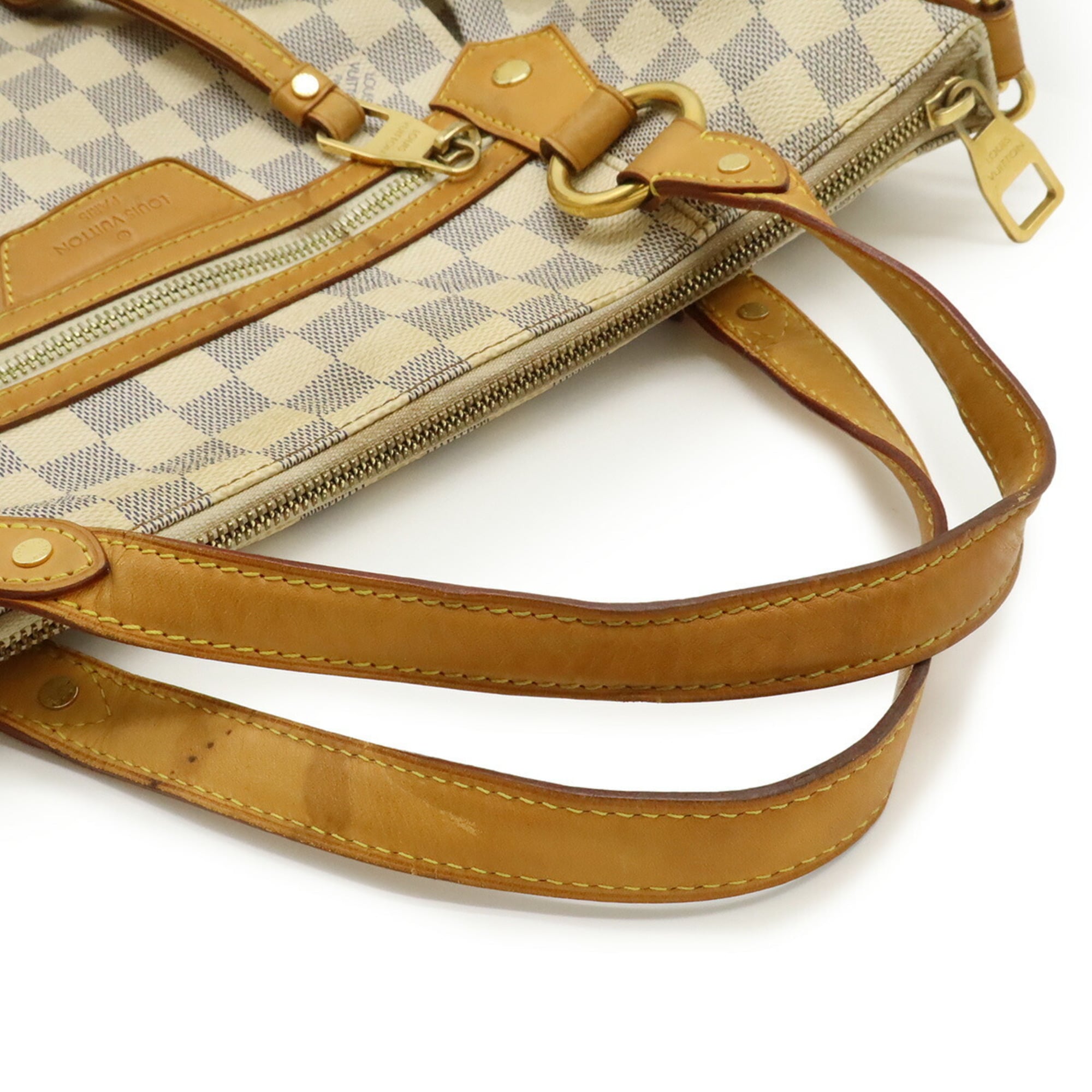 Louis Vuitton Damier Azur Ivory Damier Azur Handbag Shoulder Bag Tote Bag (Pre-Owned)