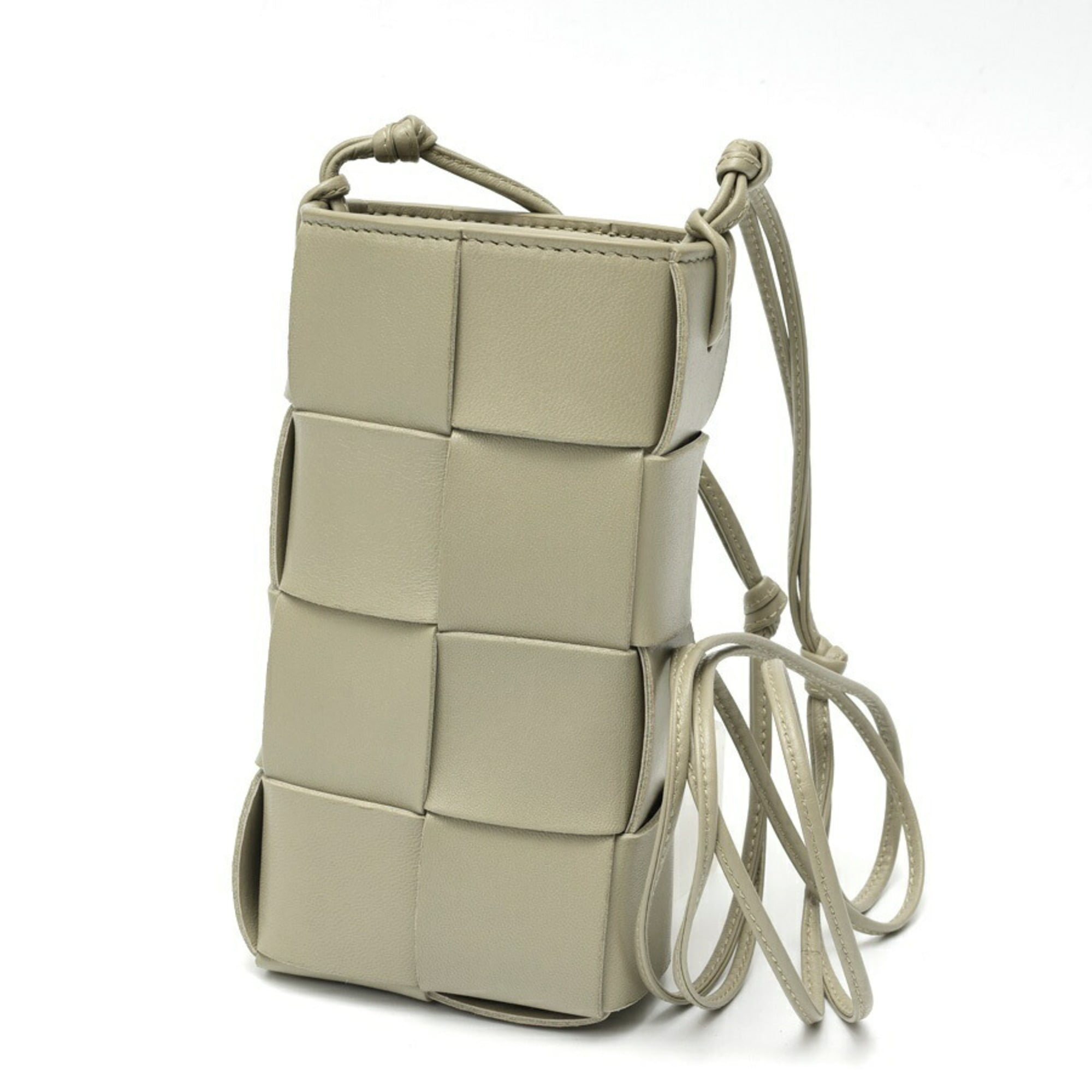 Bottega Veneta Intrecciato Leather Pouch Shoulder Bag (Pre-Owned)