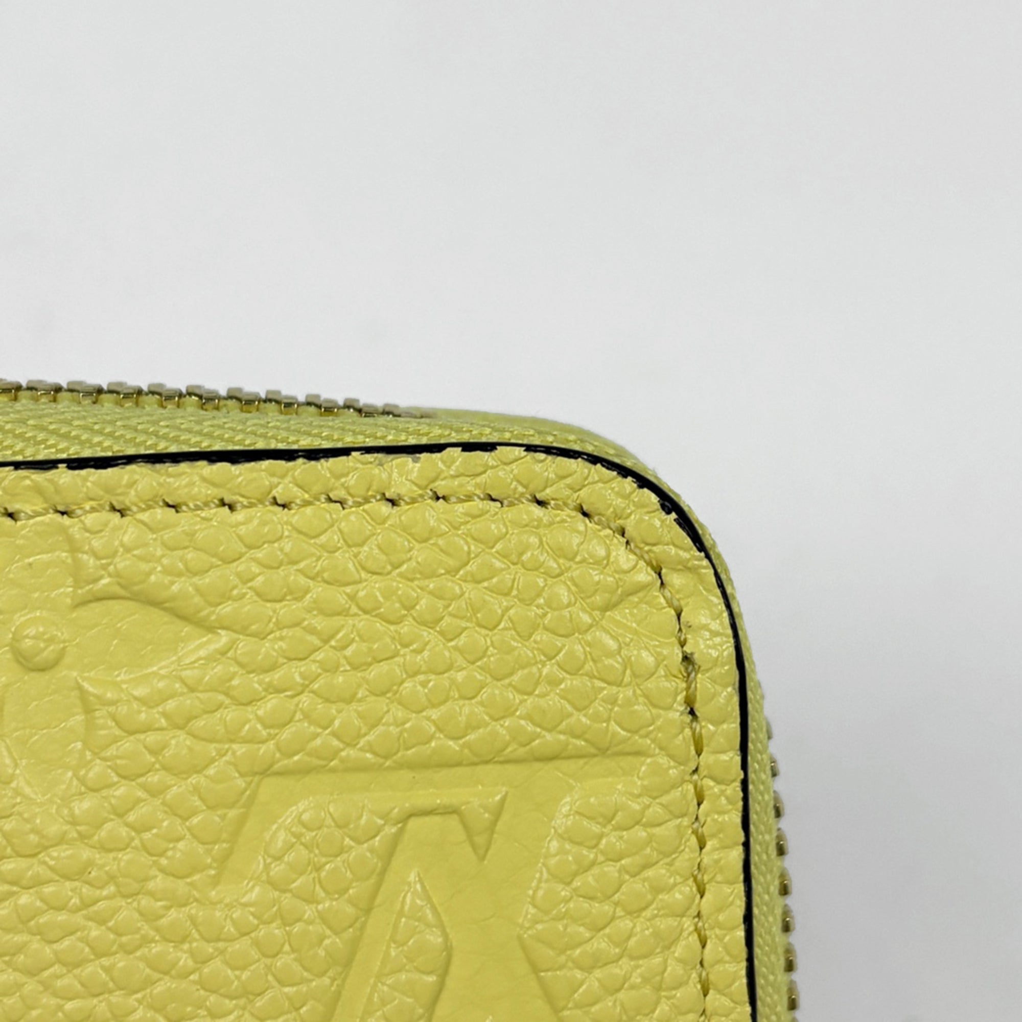 Louis Vuitton Yellow Monogram Empreinte Long Wallet (Bi-Fold) (Pre-Owned)
