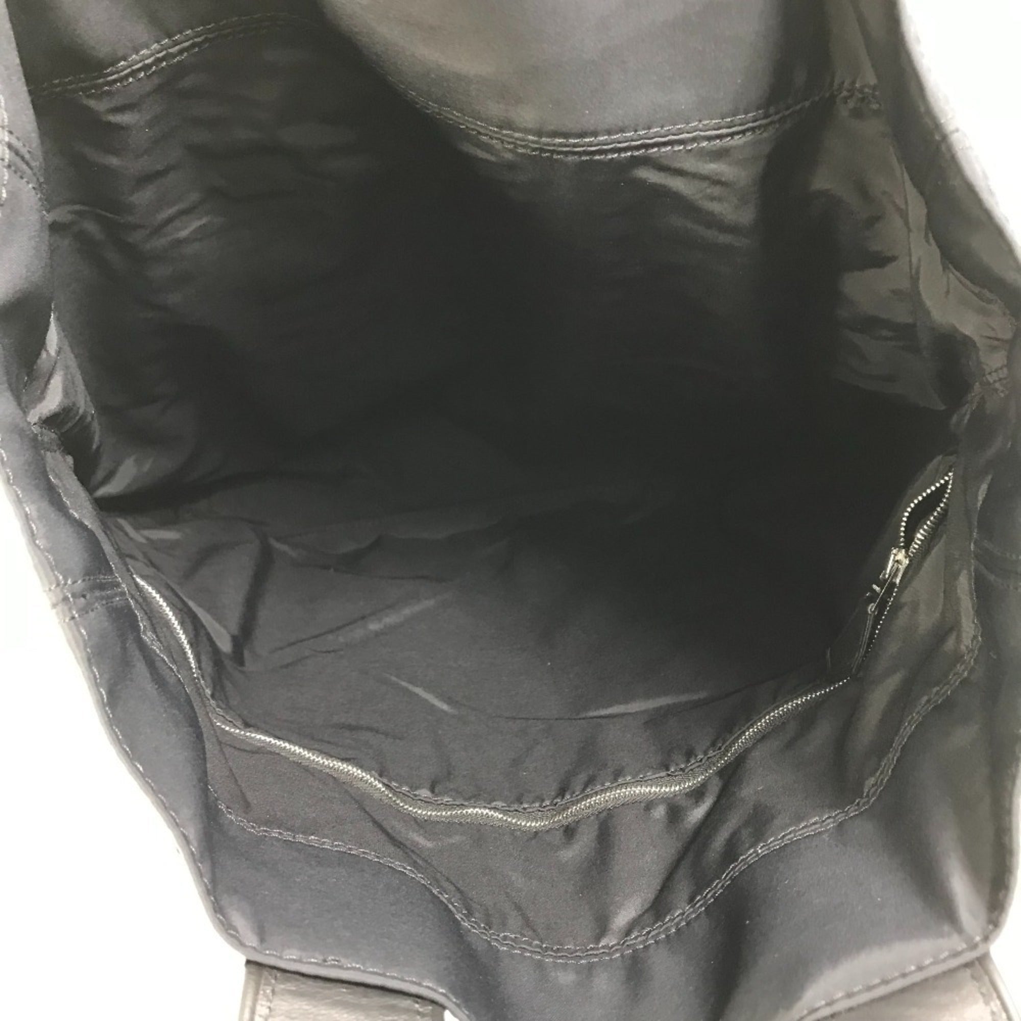 Hermes Acapulco Black Nylon Handbag Tote Bag (Pre-Owned)