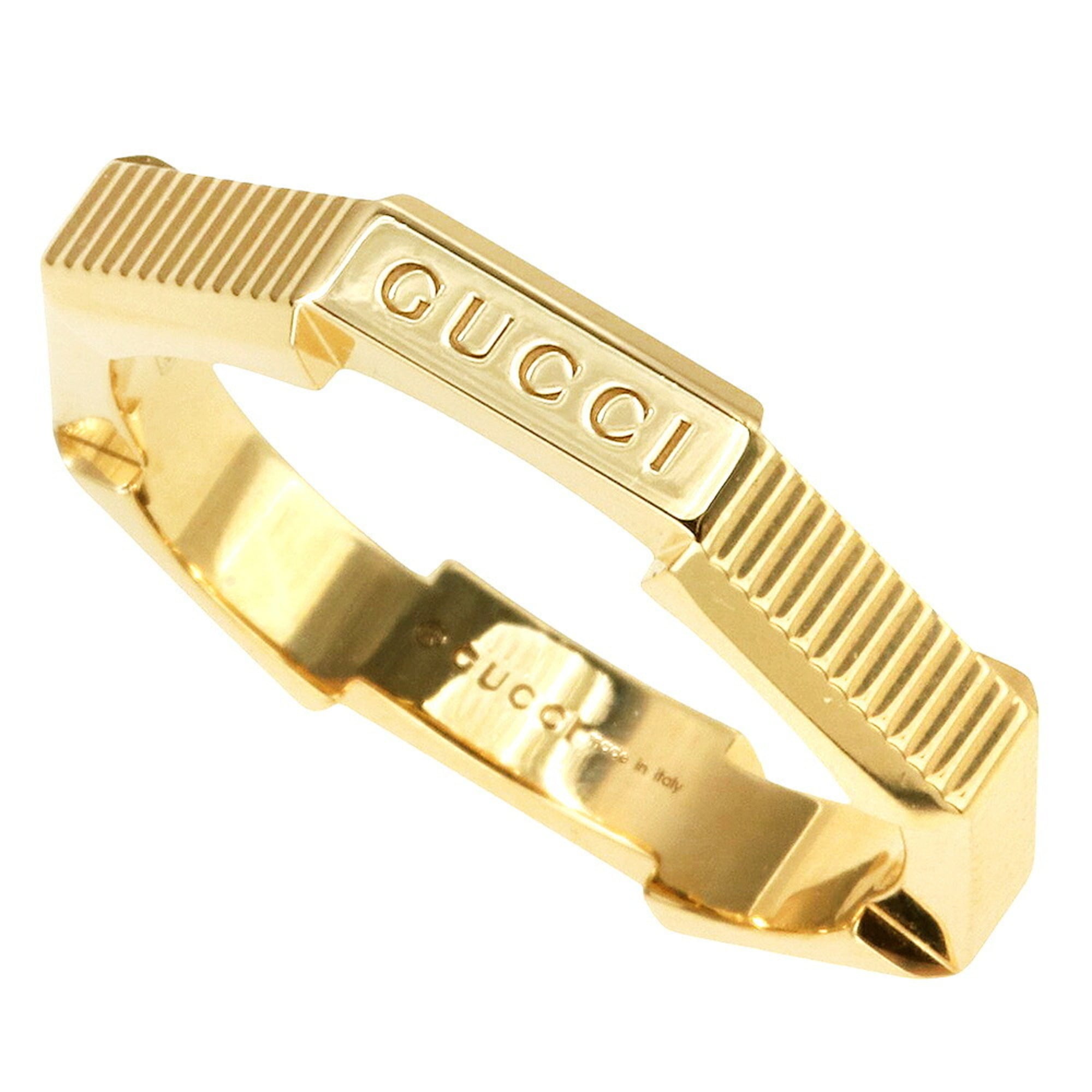 Gucci Pink Gold Pink Gold (18K) Band Ring (Pre-Owned)