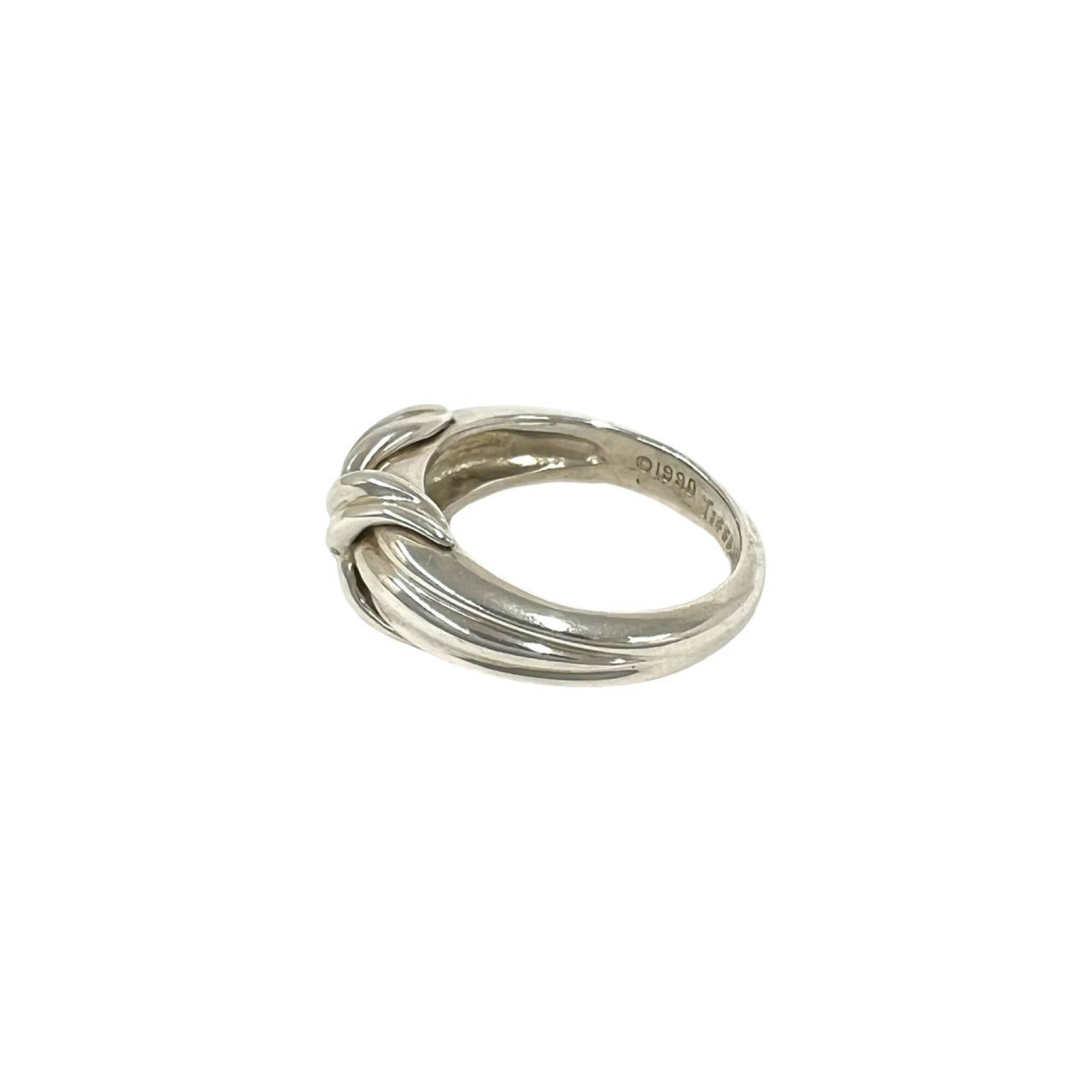 Tiffany Silver Silver 925 Band Ring (Pre-Owned)