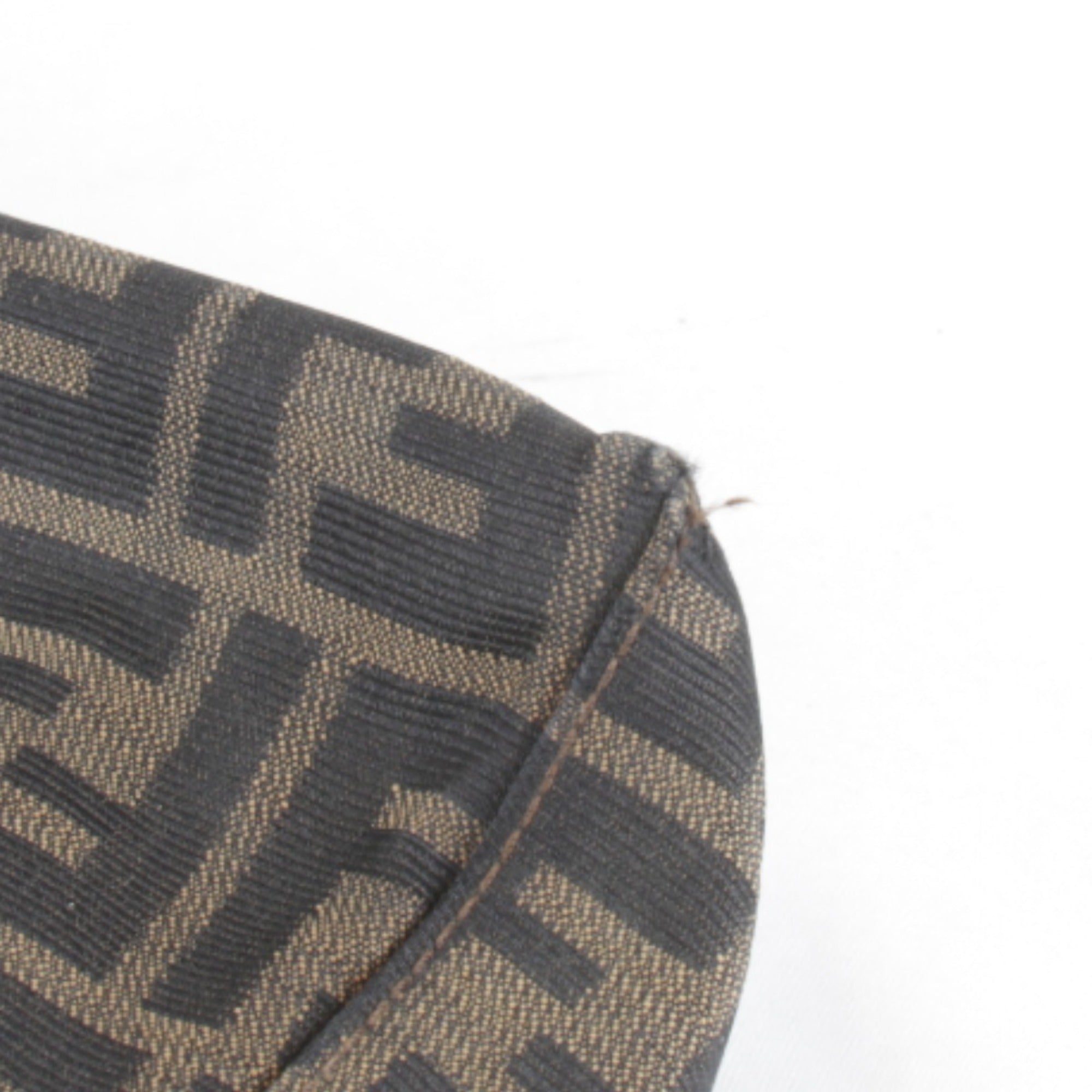 Fendi Brown Zucca Shoulder Bag (Pre-Owned)
