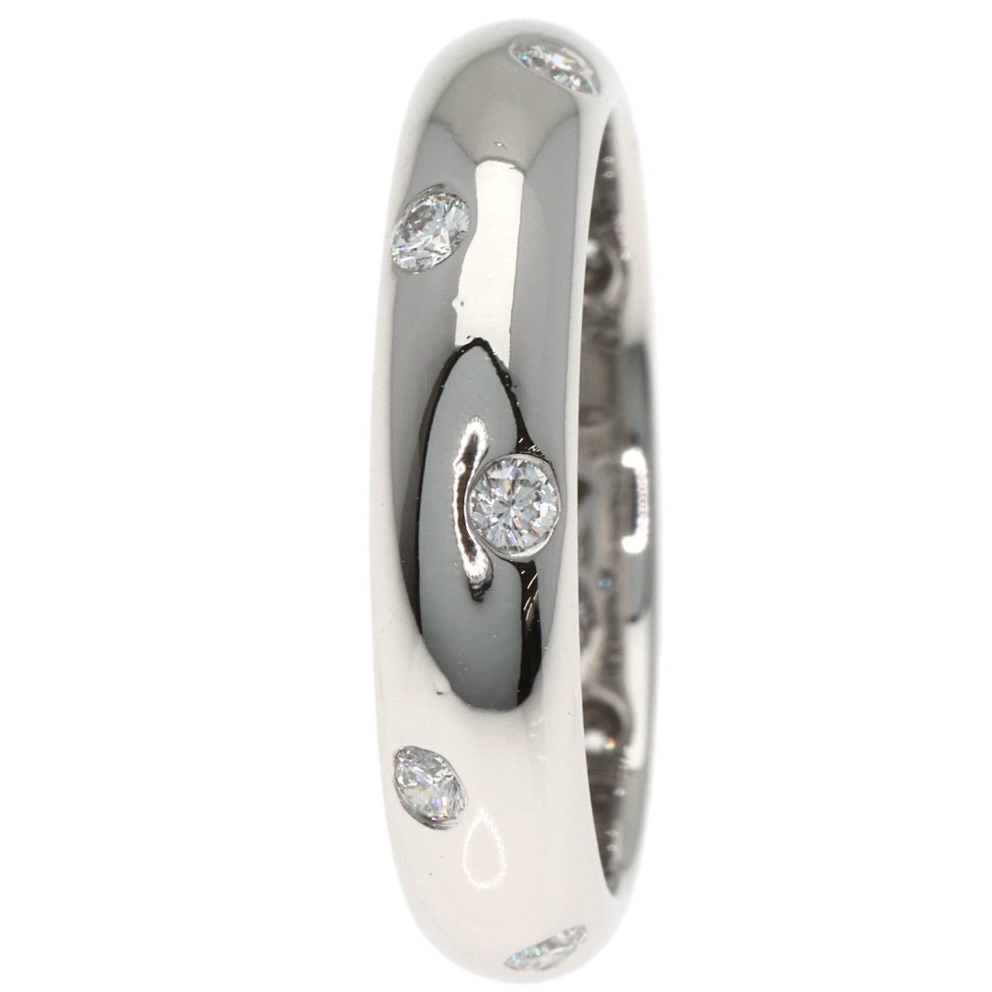 Tiffany Silver Platinum 950 Band Ring (Pre-Owned)