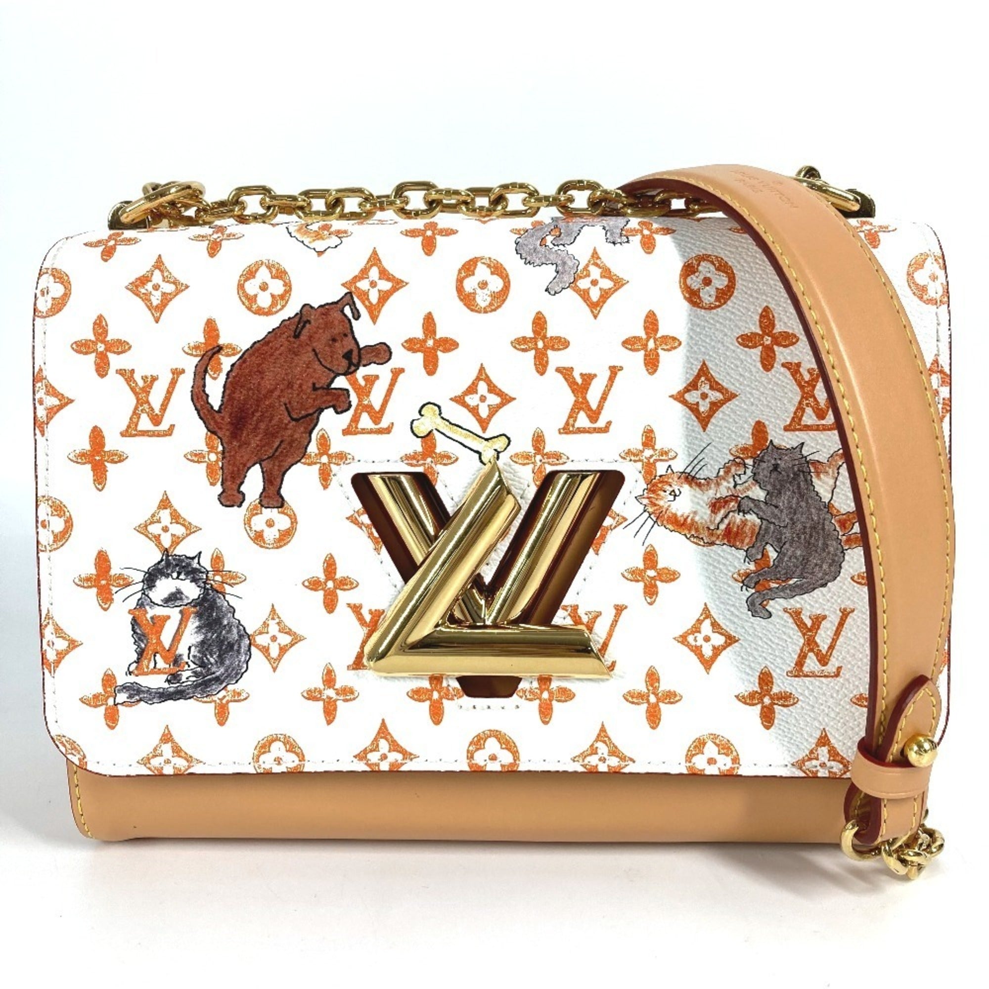 Louis Vuitton Blanc White Monogram Shoulder Bag (Pre-Owned)