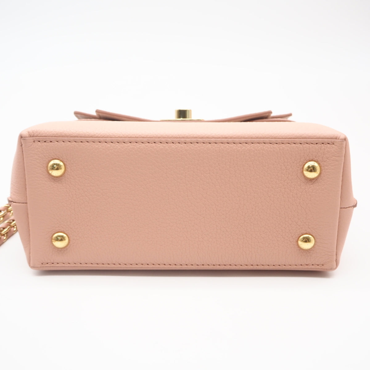 Louis Vuitton Pink Beige Leather Shoulder Bag (Pre-Owned)