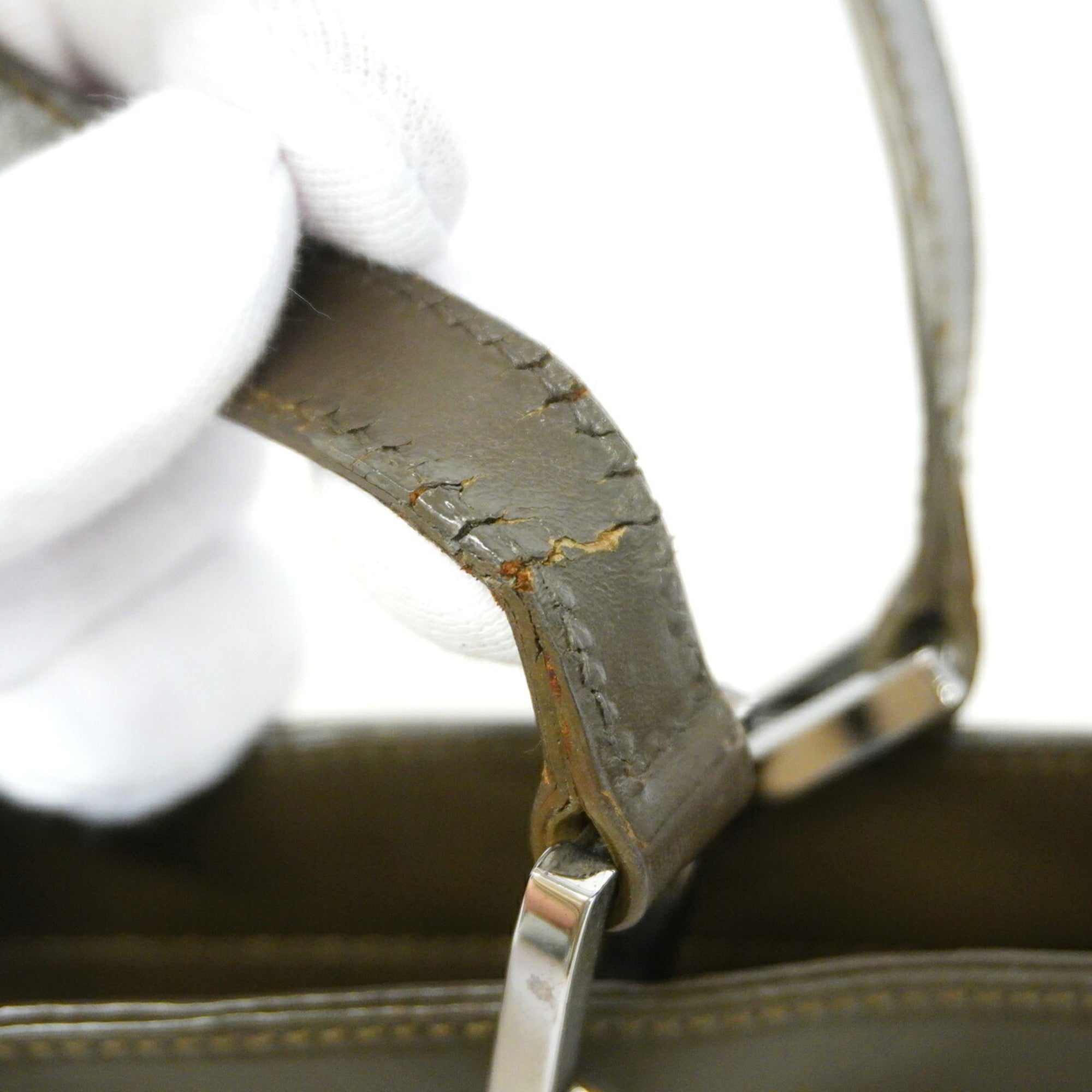 Gucci Khaki Nylon Handbag (Pre-Owned)