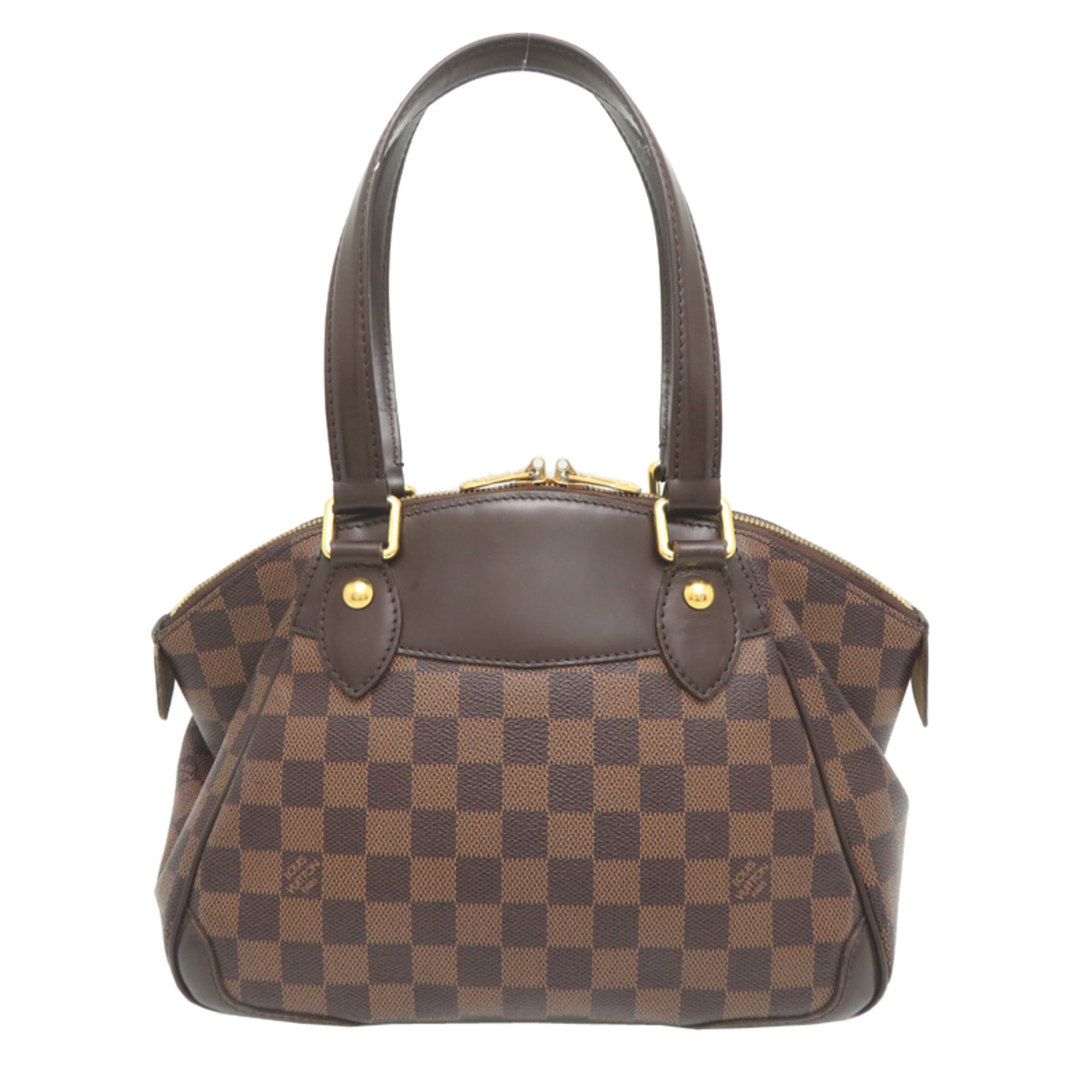 Louis Vuitton Brown Damier Canvas Handbag (Pre-Owned)