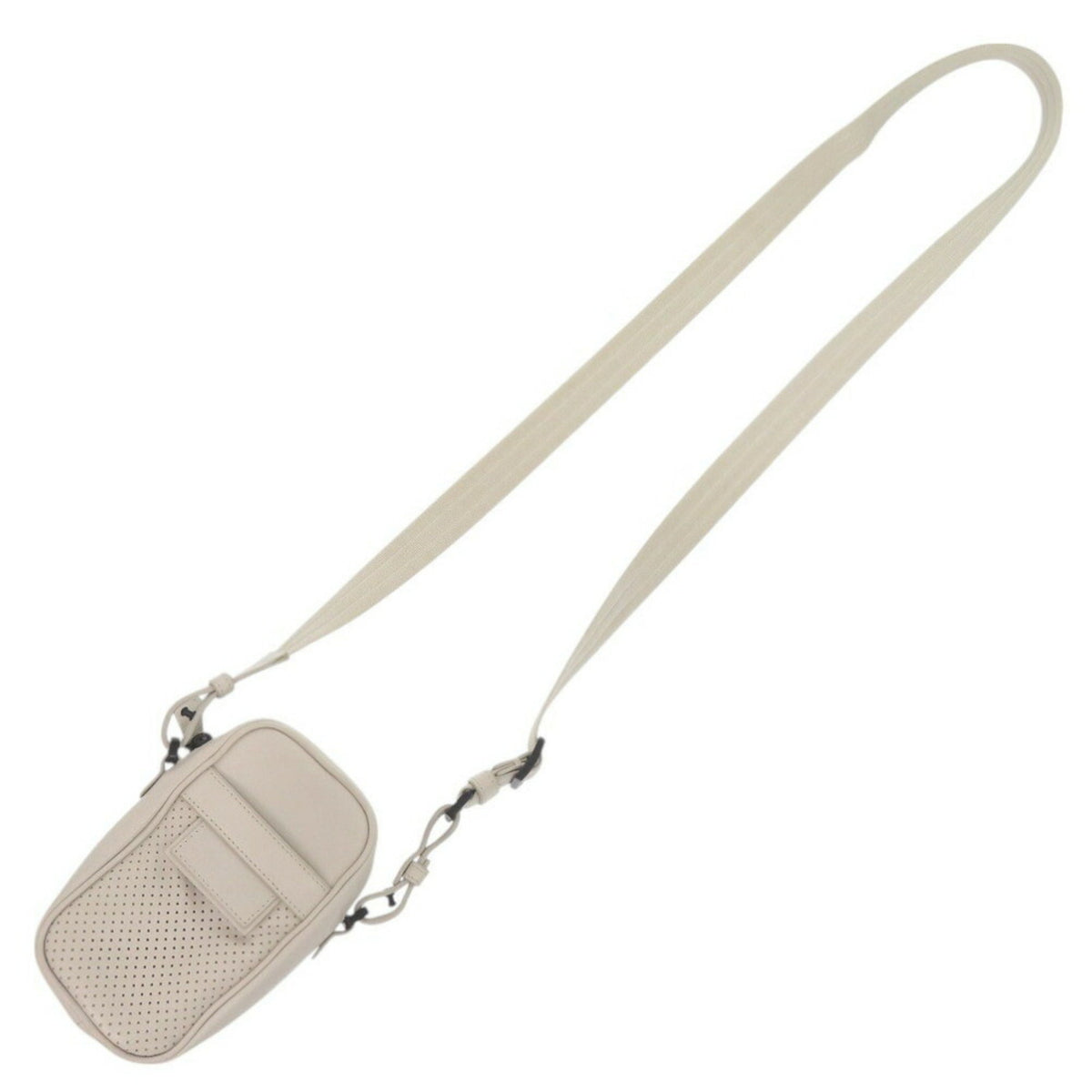 Bottega Veneta Ivory Leather Shoulder Bag (Pre-Owned)
