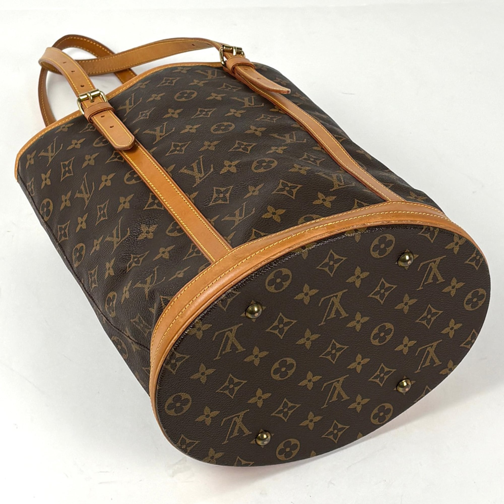 Louis Vuitton Brown Monogram Shoulder Bag Tote Bag (Pre-Owned)