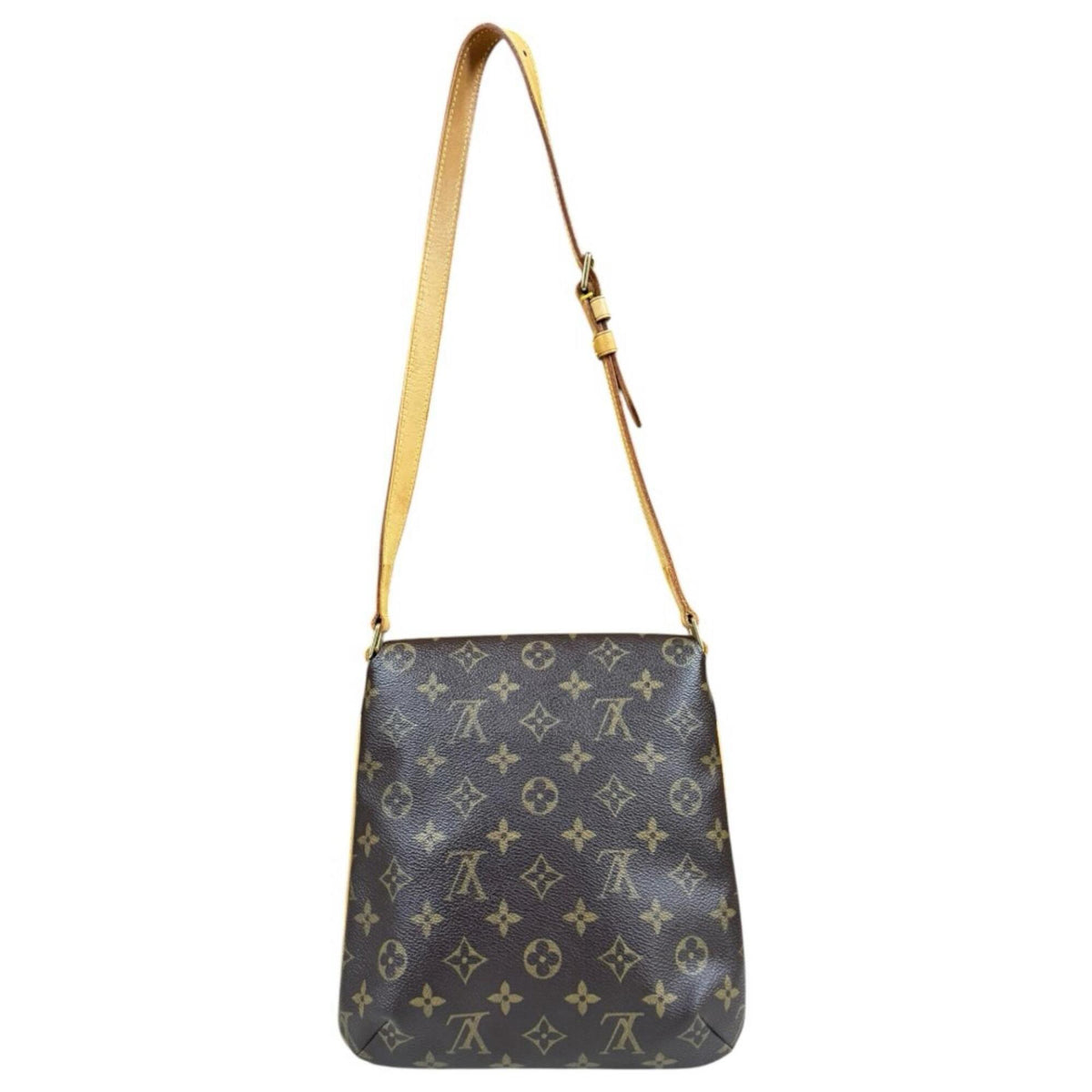 Louis Vuitton Brown Monogram Canvas Shoulder Bag (Pre-Owned)