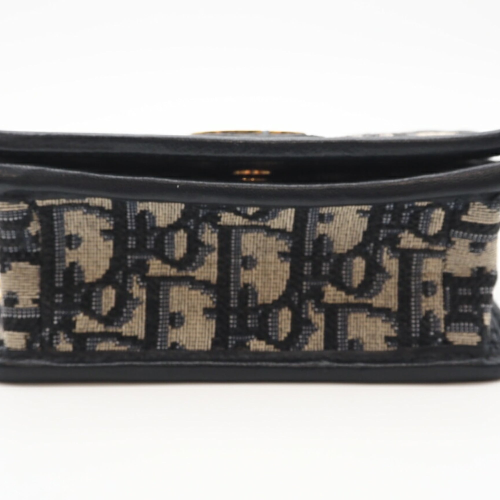 Christian Dior Navy Canvas Pouch Shoulder Bag (Pre-Owned)
