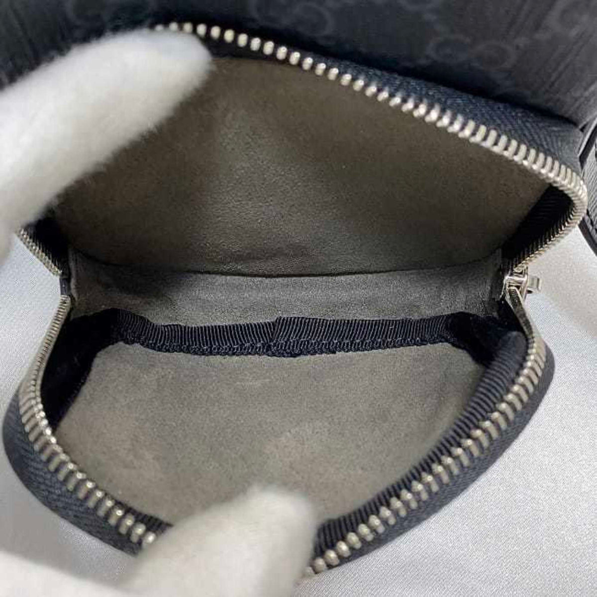Gucci Black Pvc Leather Pochette Shoulder Bag (Pre-Owned)