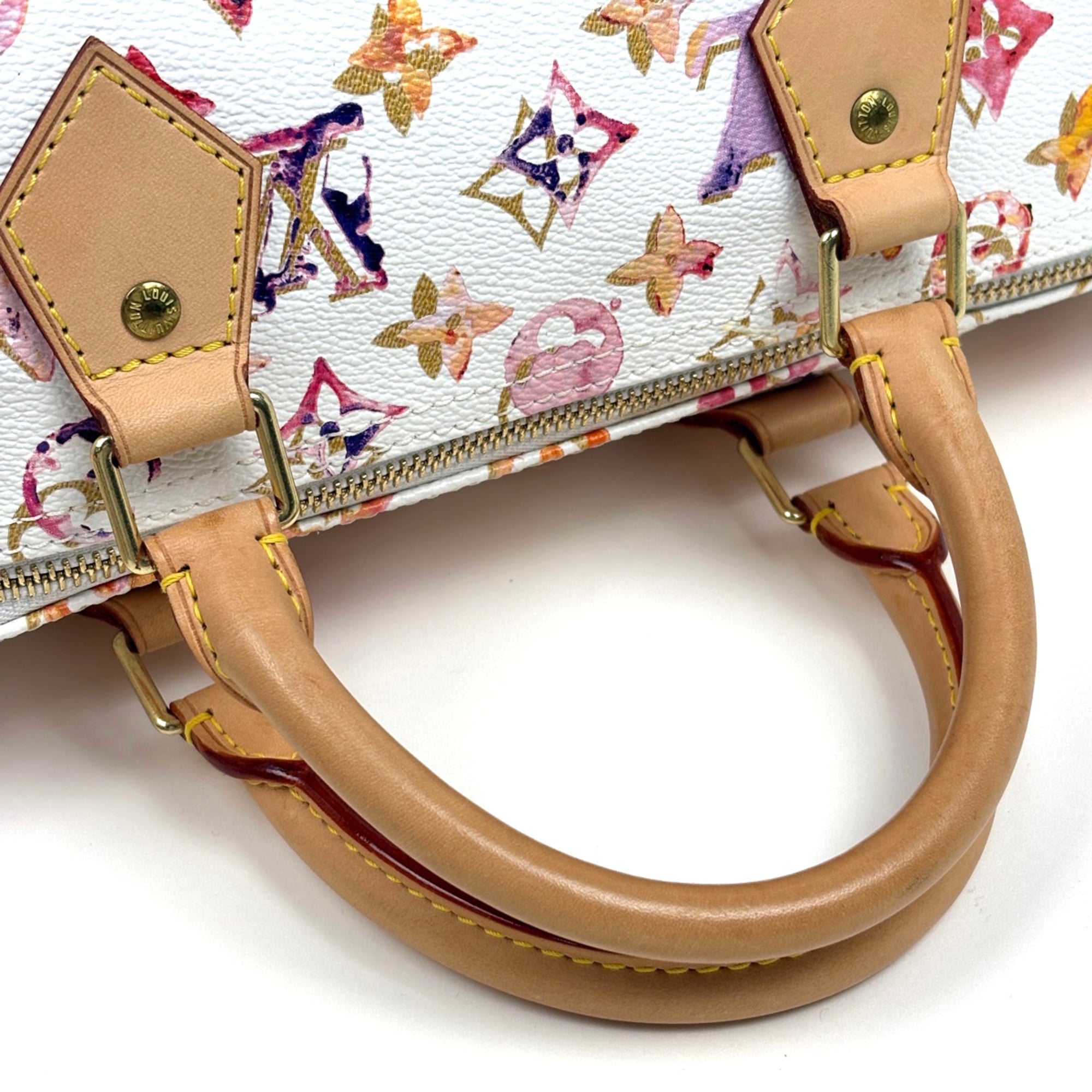 Louis Vuitton Blanc White Monogram Handbag (Pre-Owned)