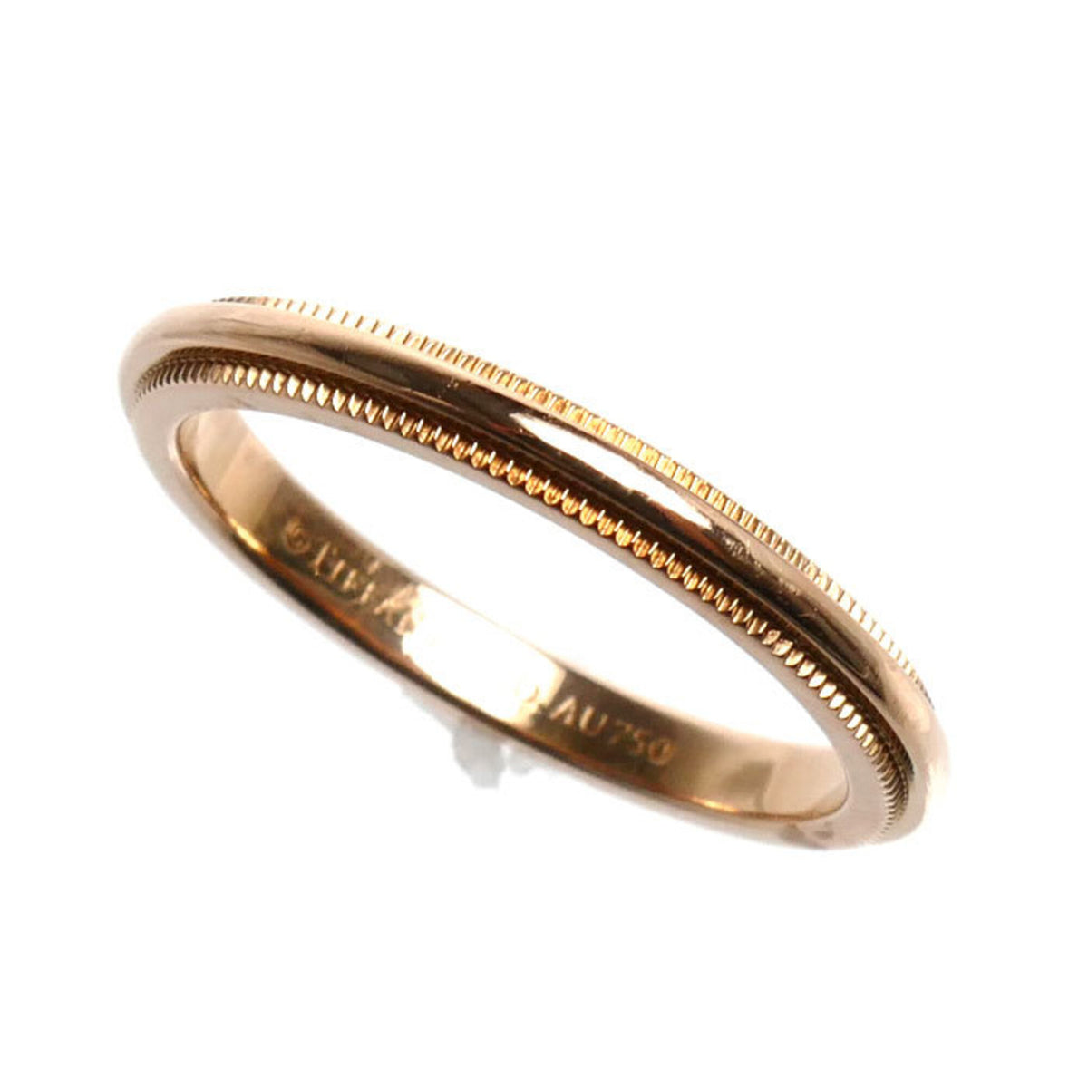 Tiffany Pink Gold (18K) Band Ring (Pre-Owned)