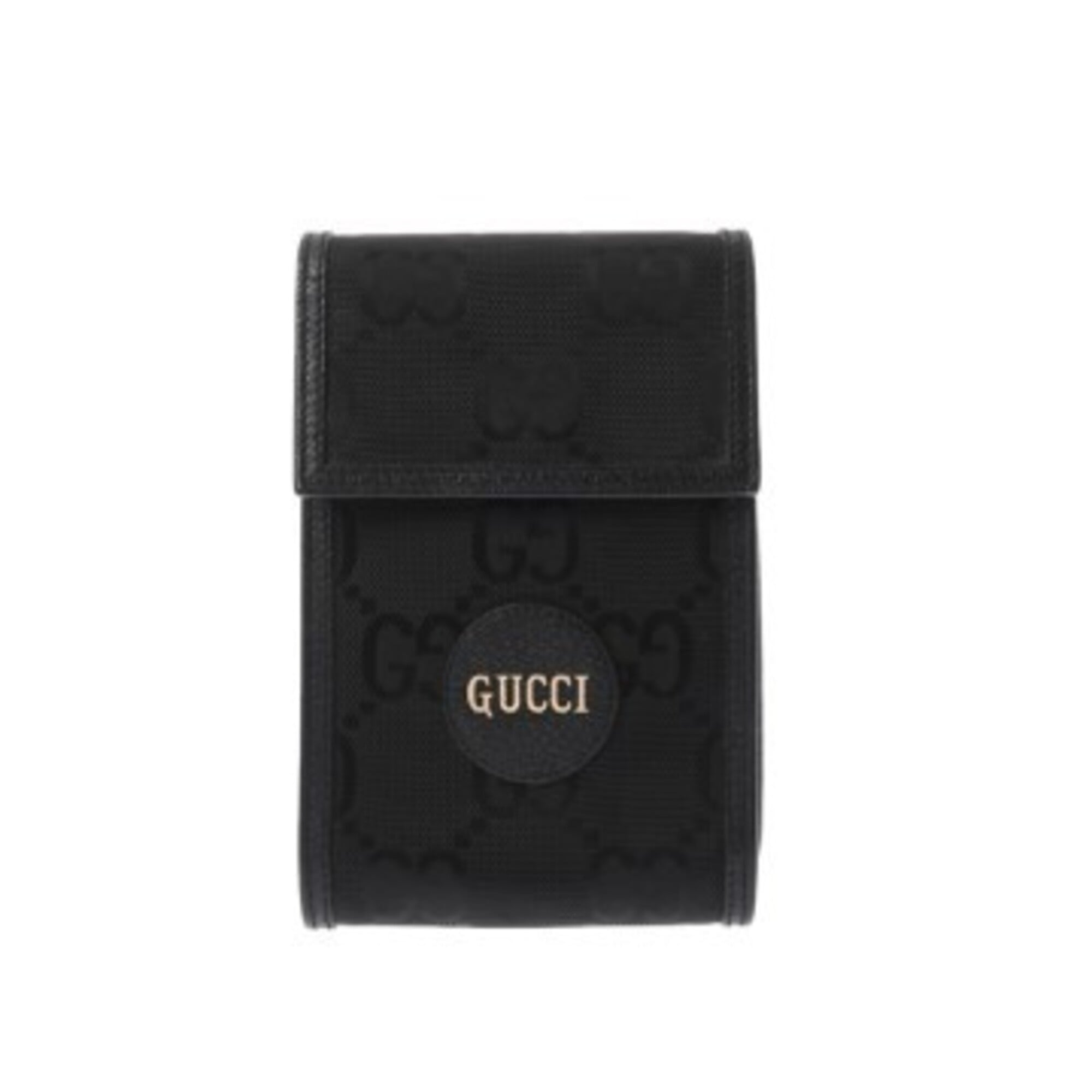 Gucci Black Leather Nylon Shoulder Bag (Pre-Owned)