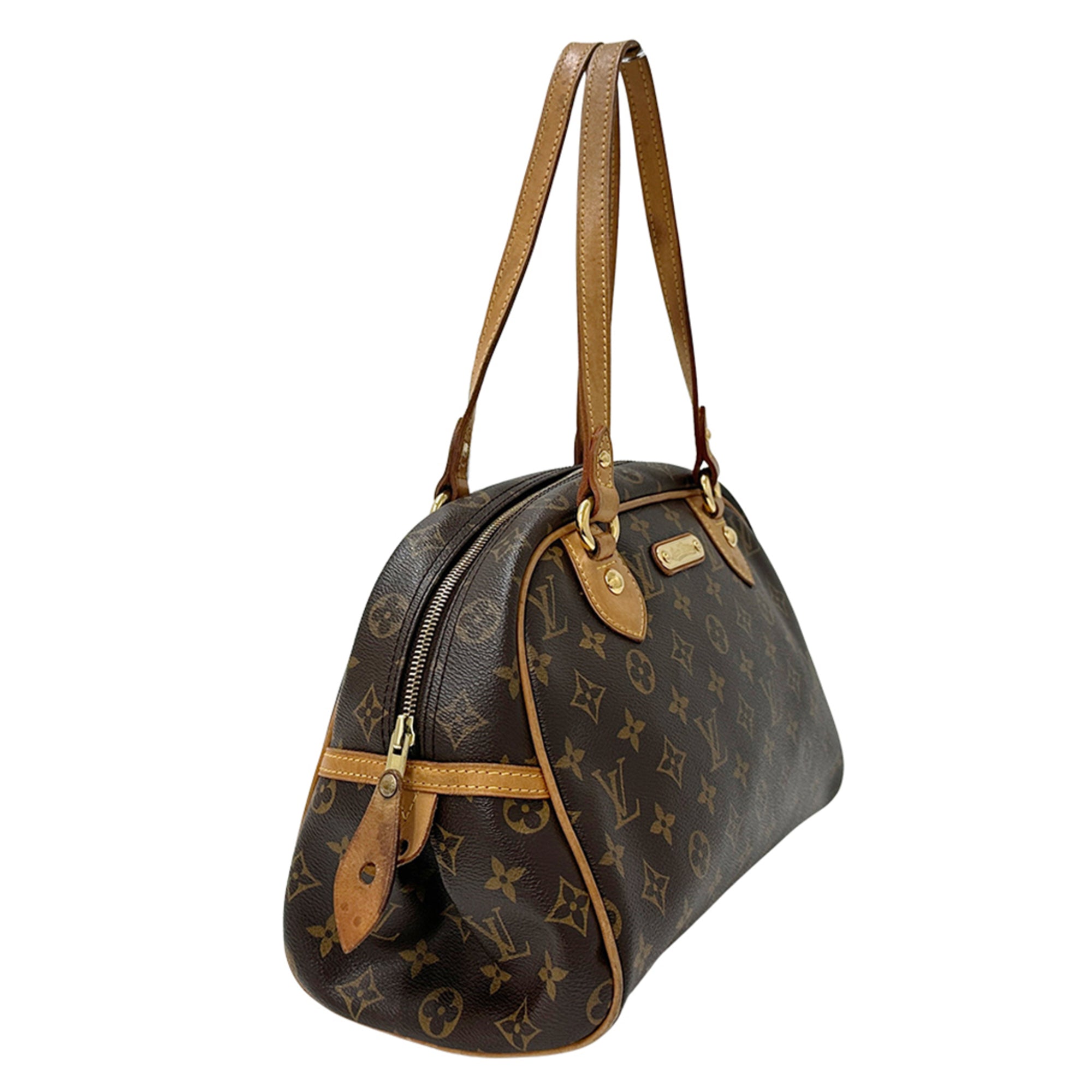 Louis Vuitton Brown Monogram Monogram Canvas Handbag Shoulder Bag (Pre-Owned)