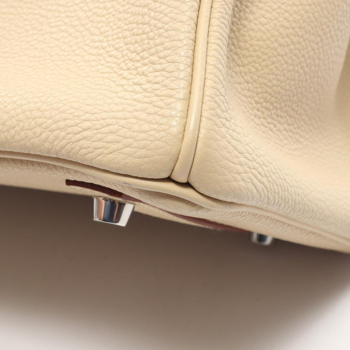 Hermes Ivory Togo Leather Handbag (Pre-Owned)
