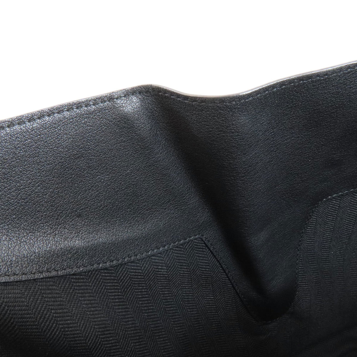 Loewe Black Red Color Leather Handbag (Pre-Owned)