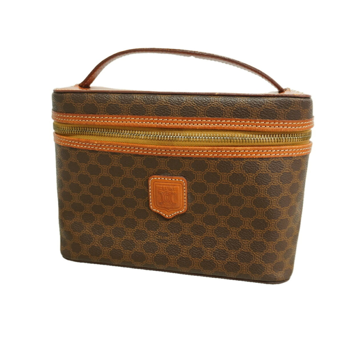 Celine Brown Pvc Vanity Bag (Pre-Owned)