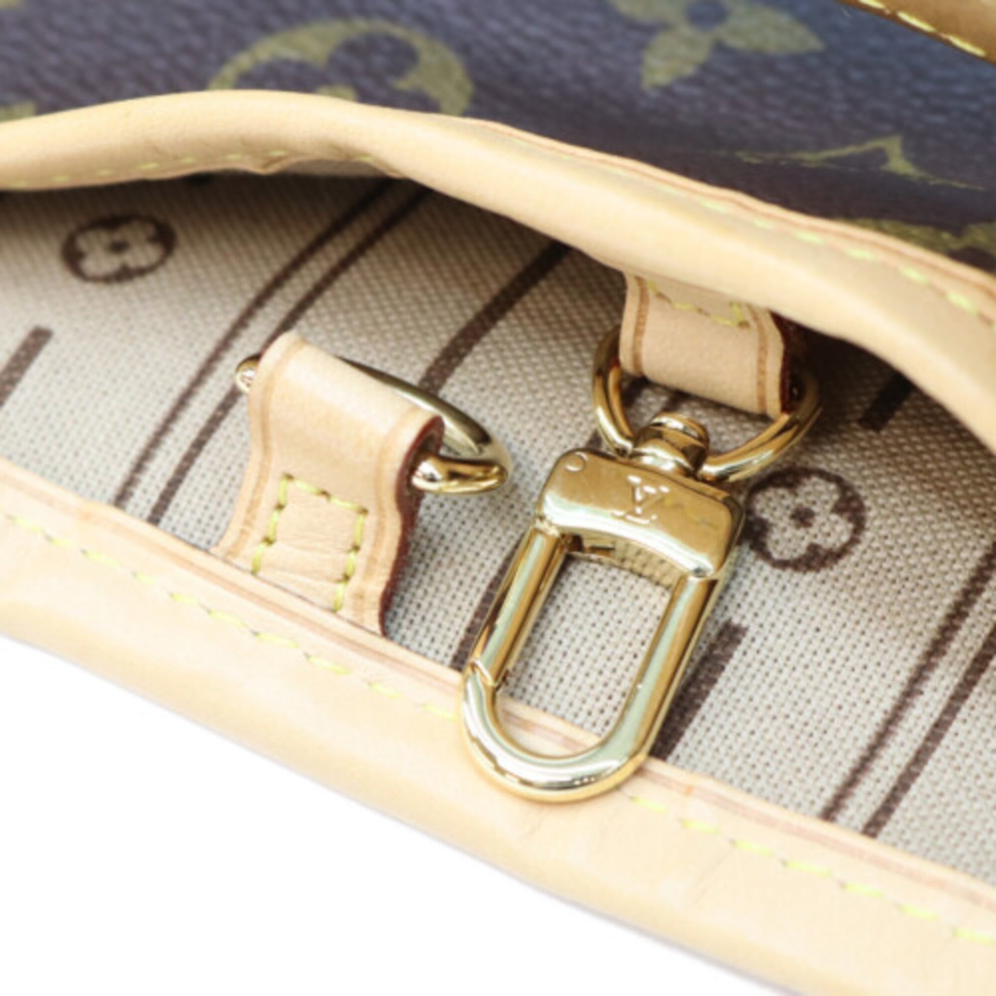 Louis Vuitton Brown Monogram Shoulder Bag (Pre-Owned)