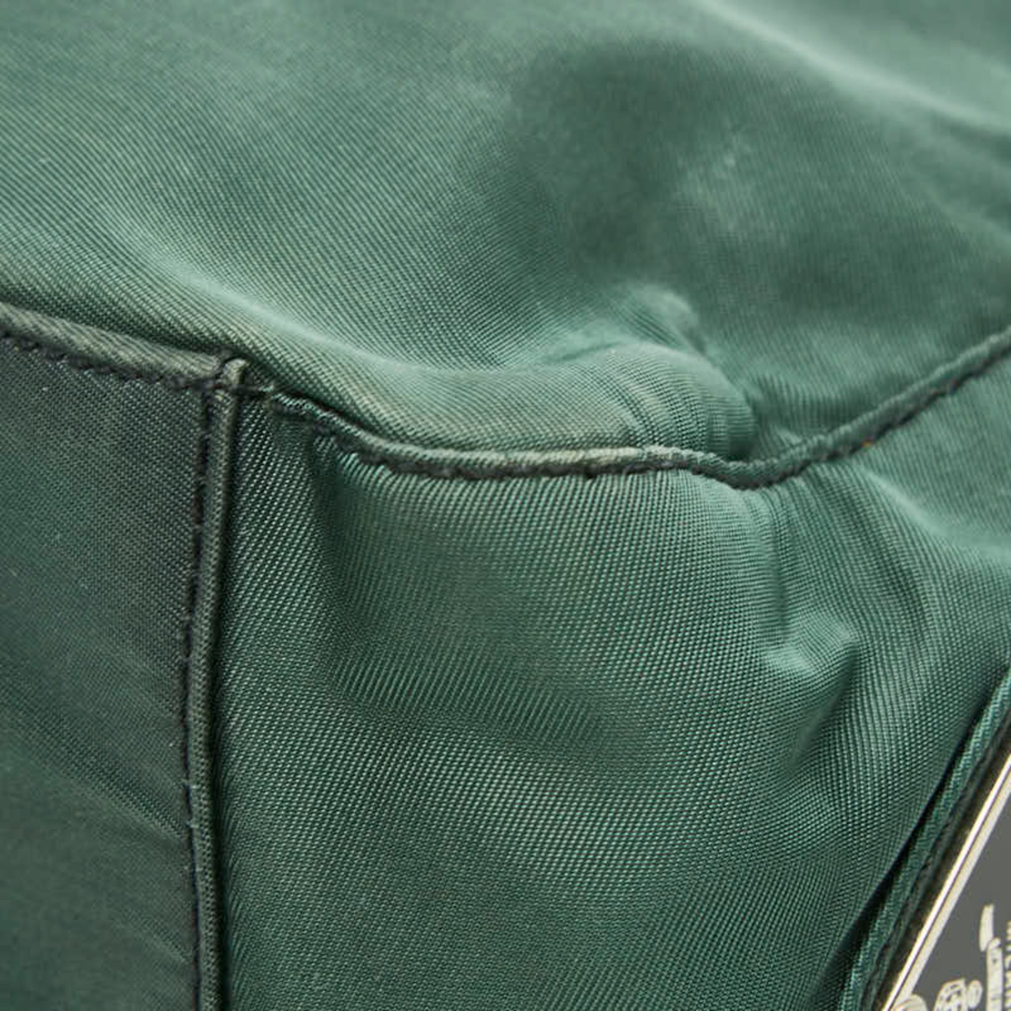 Prada Green Nylon Handbag (Pre-Owned)