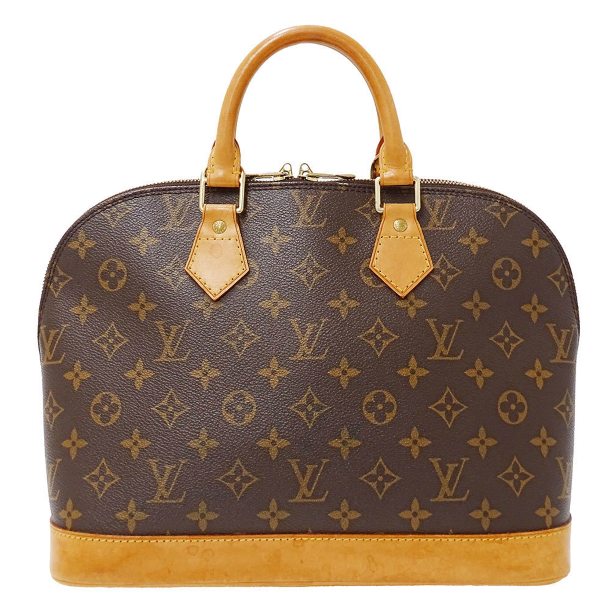 Louis Vuitton Brown Monogram Canvas Handbag (Pre-Owned)