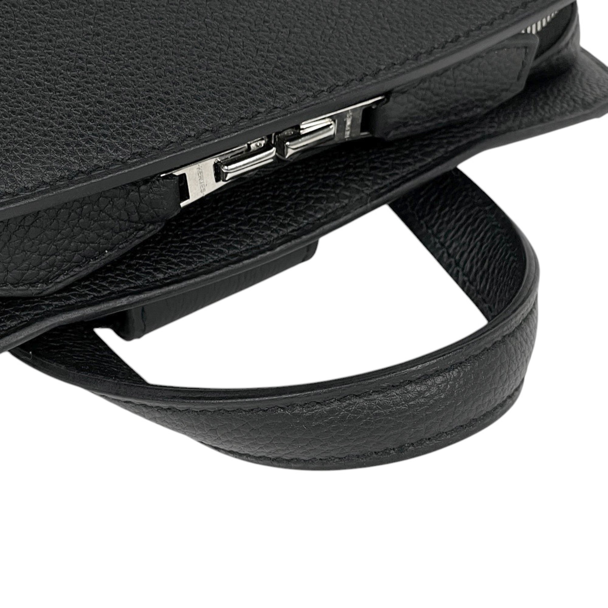 Hermes Black Togo Leather Backpack (Pre-Owned)