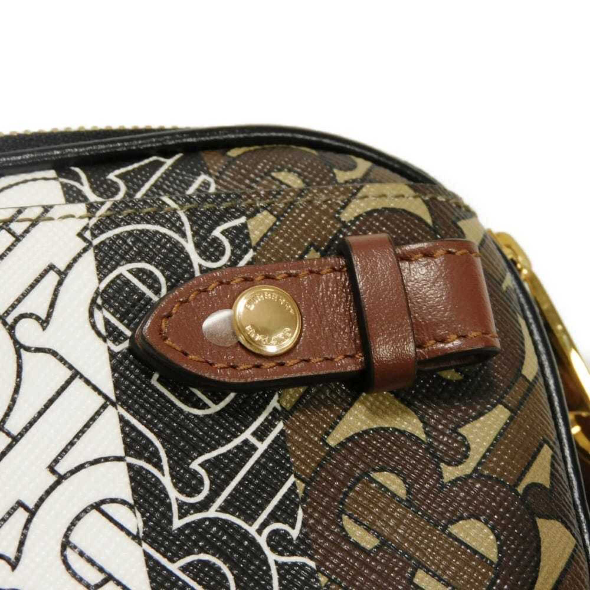 Burberry Brown Canvas Shoulder Bag (Pre-Owned)
