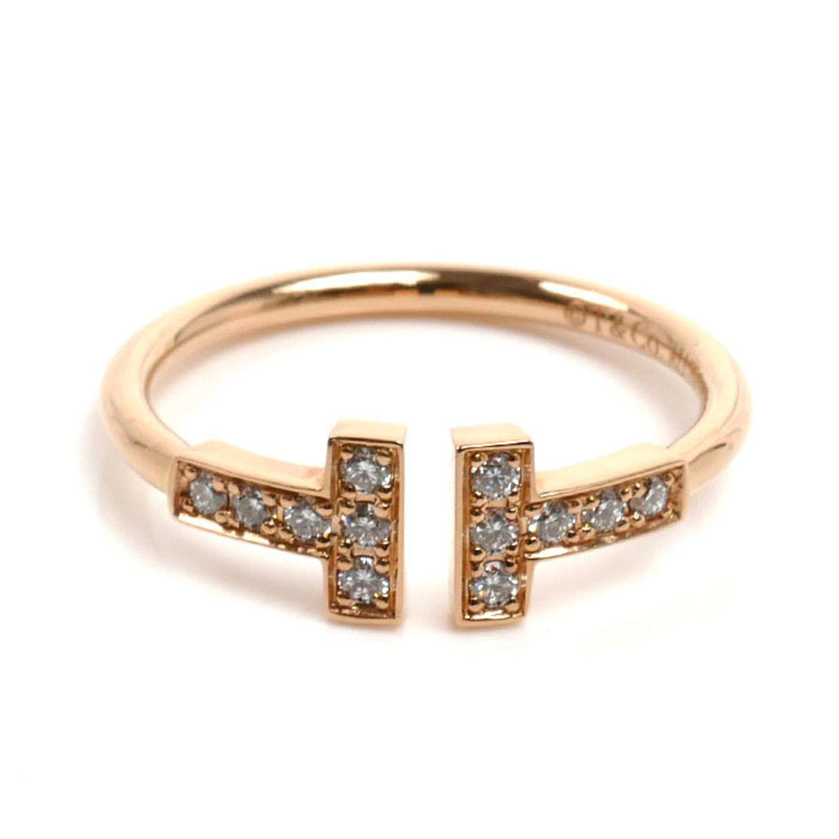Tiffany Pink Gold (18K) Band Ring (Pre-Owned)