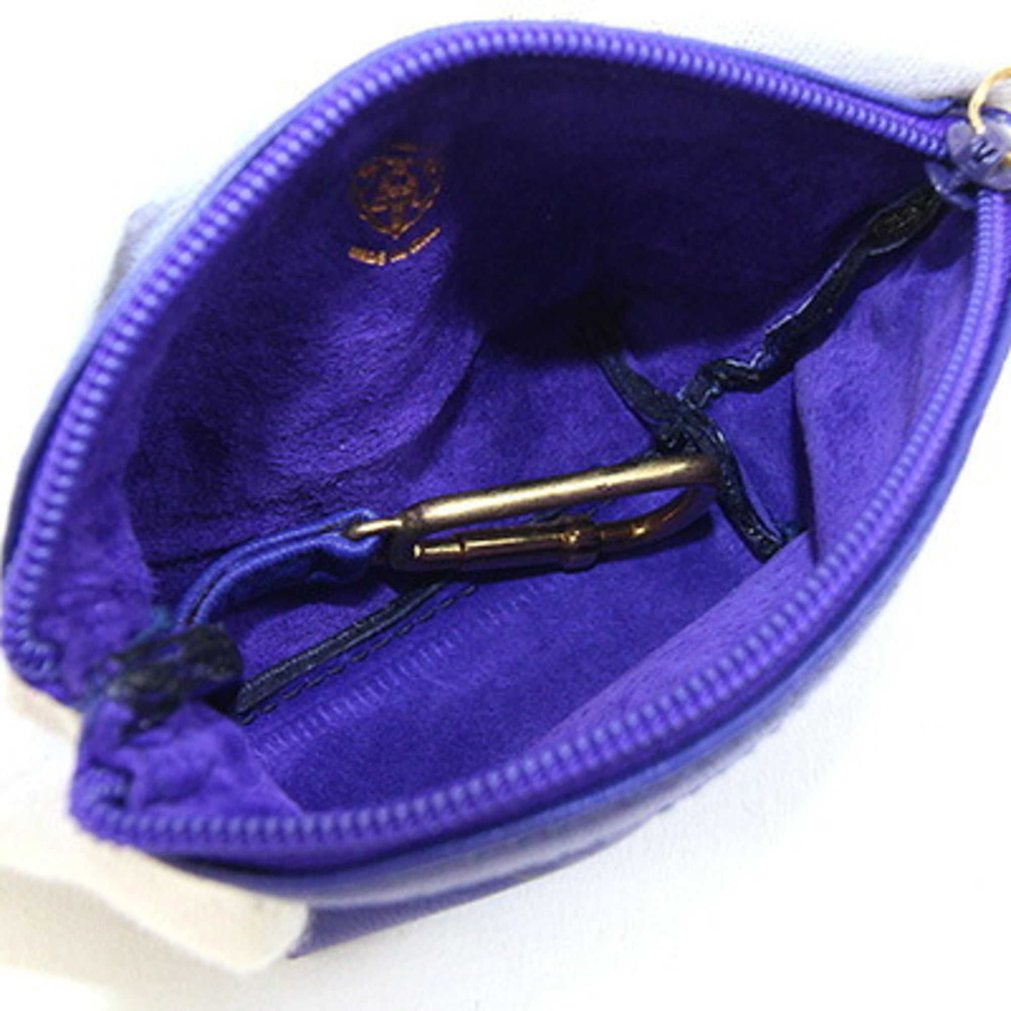 Gucci Blue Leather Coin Purse/Coin Case (Pre-Owned)