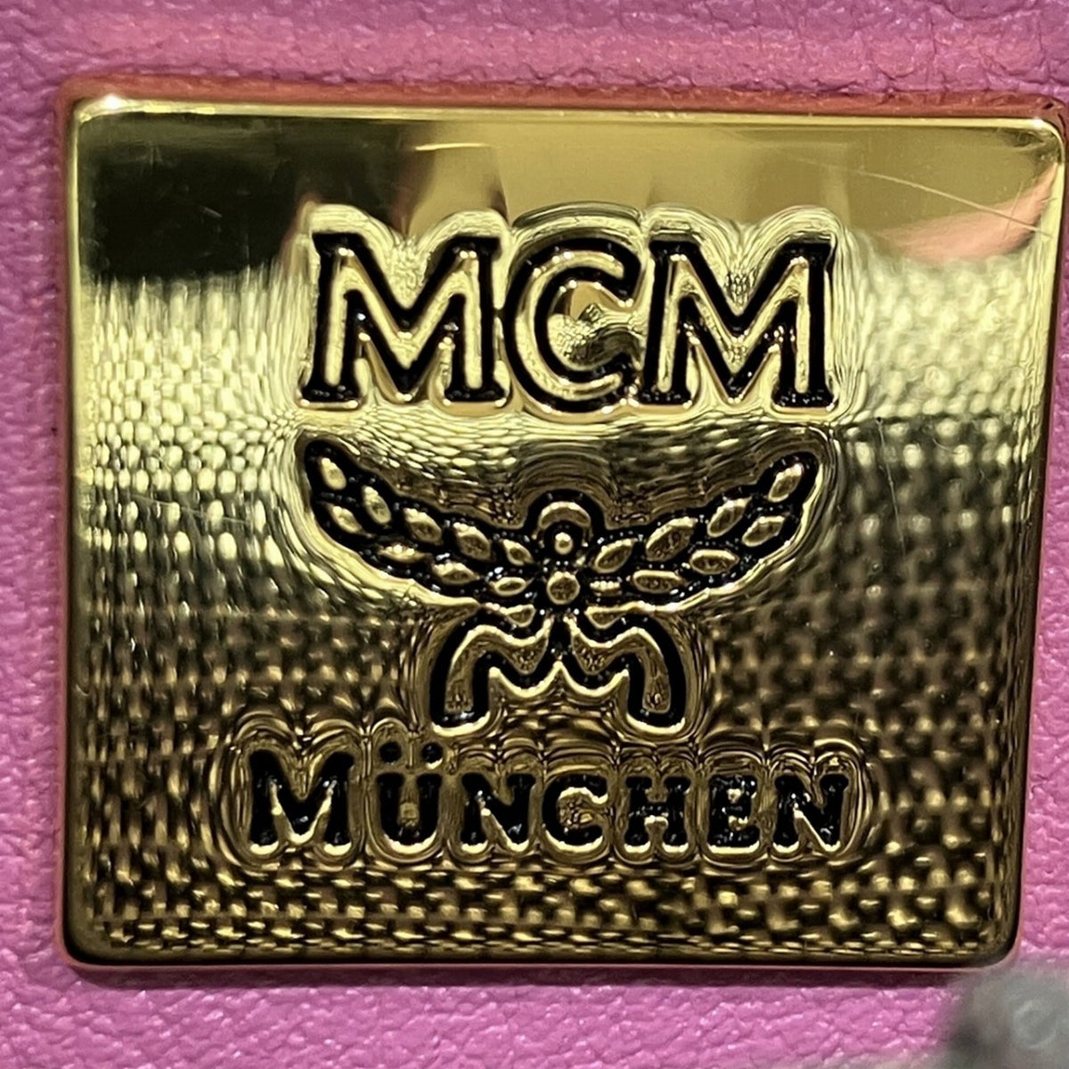 Mcm Pink Leather Backpack (Pre-Owned)