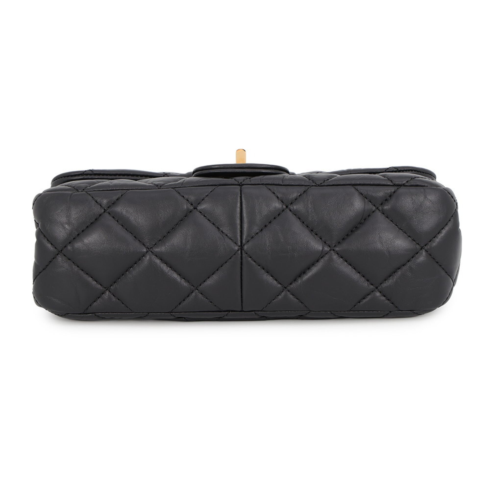 Chanel Matelasse Black Leather Handbag Shoulder Bag (Pre-Owned)