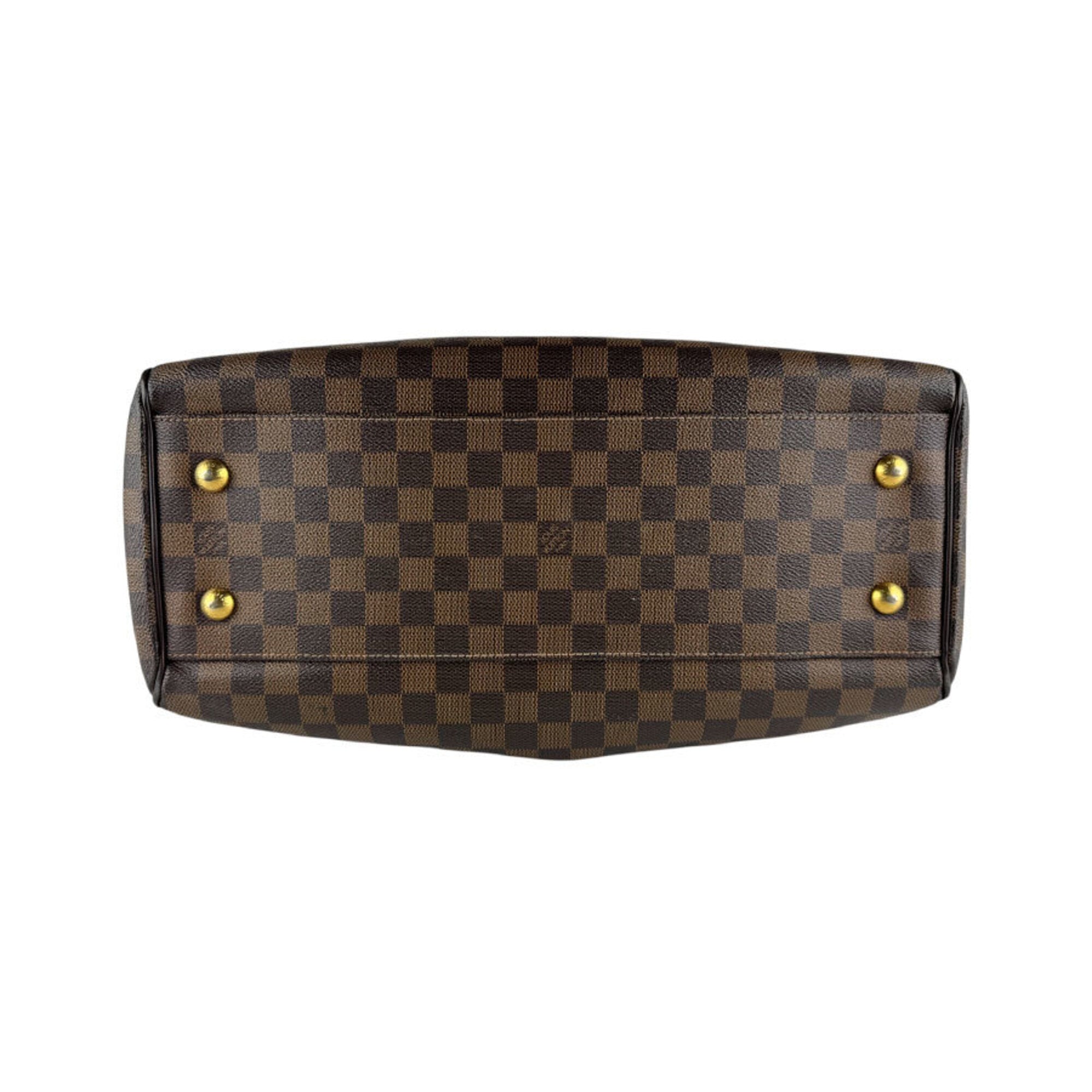 Louis Vuitton Damier Canvas Ebene Damier Canvas Handbag Shoulder Bag (Pre-Owned)