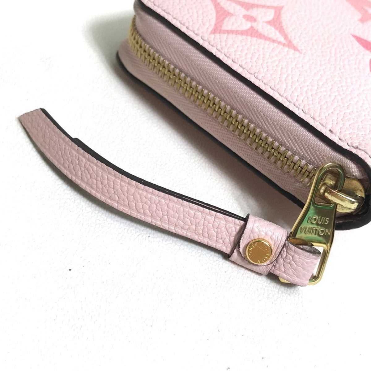 Louis Vuitton Monogram Empreinte Pink Monogram Empreinte Long Wallet (Bi-Fold) (Pre-Owned)