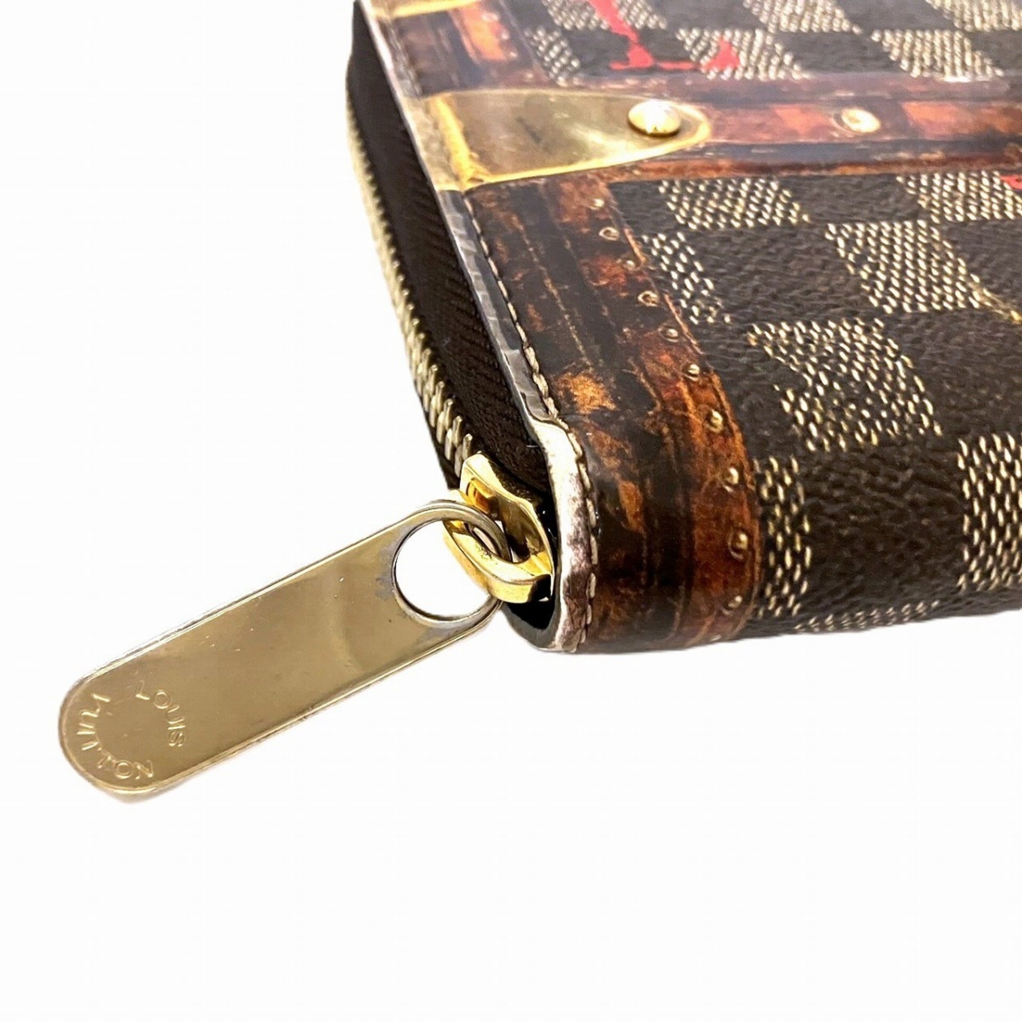 Louis Vuitton Monogram Brown Long Wallet (Bi-Fold) (Pre-Owned)