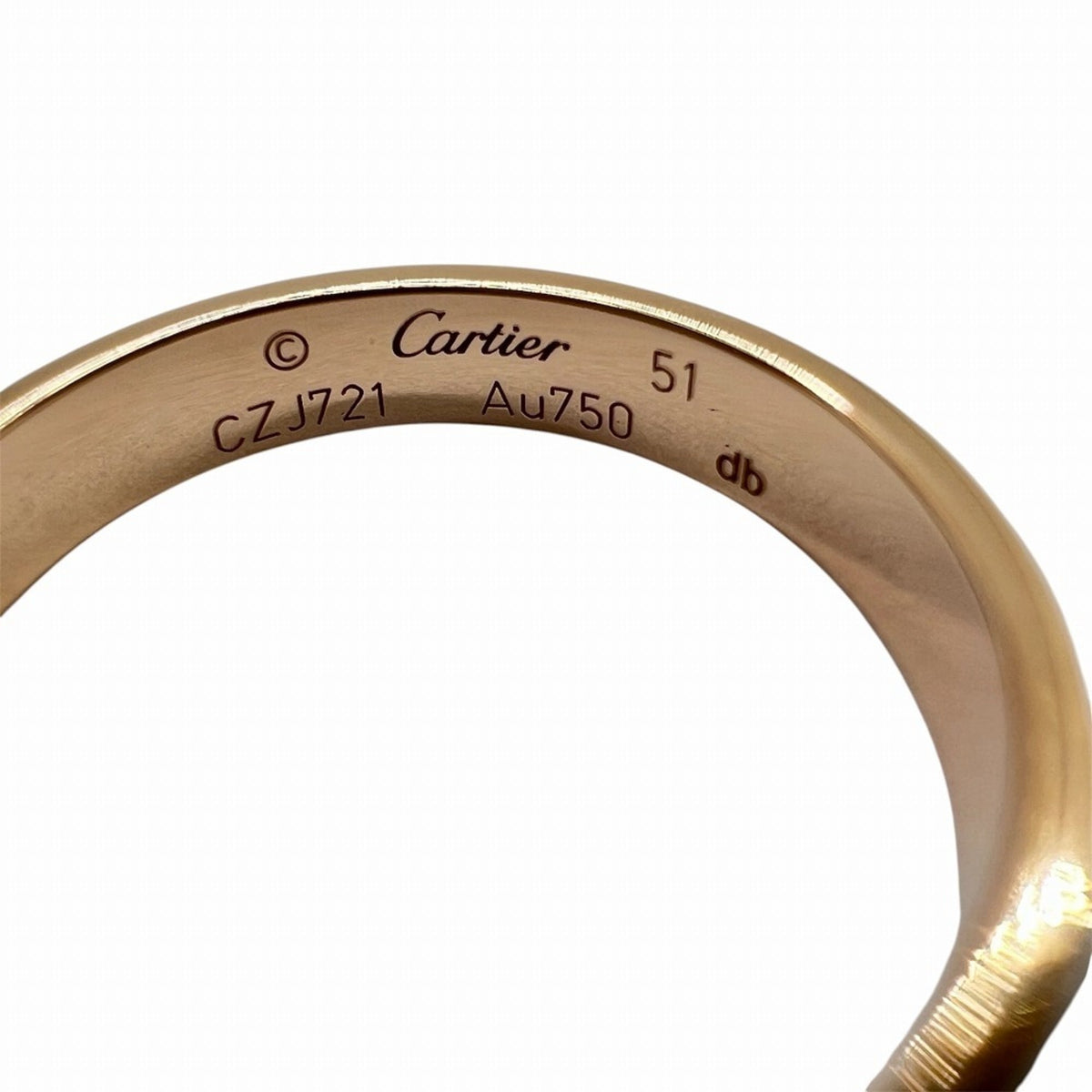 Cartier Pink Gold Pink Gold (18K) Band Ring (Pre-Owned)