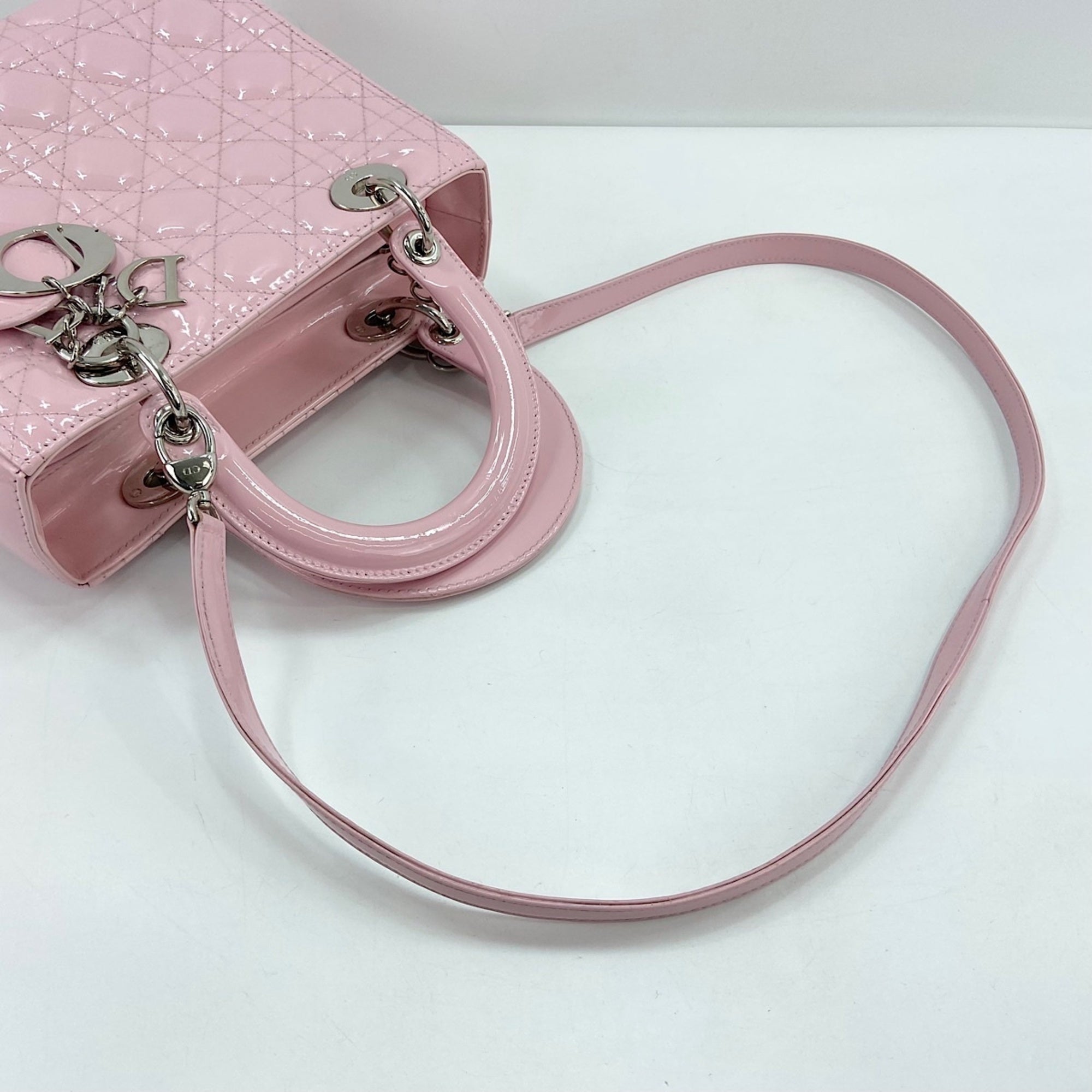 Christian Dior Pink Leather Handbag (Pre-Owned)